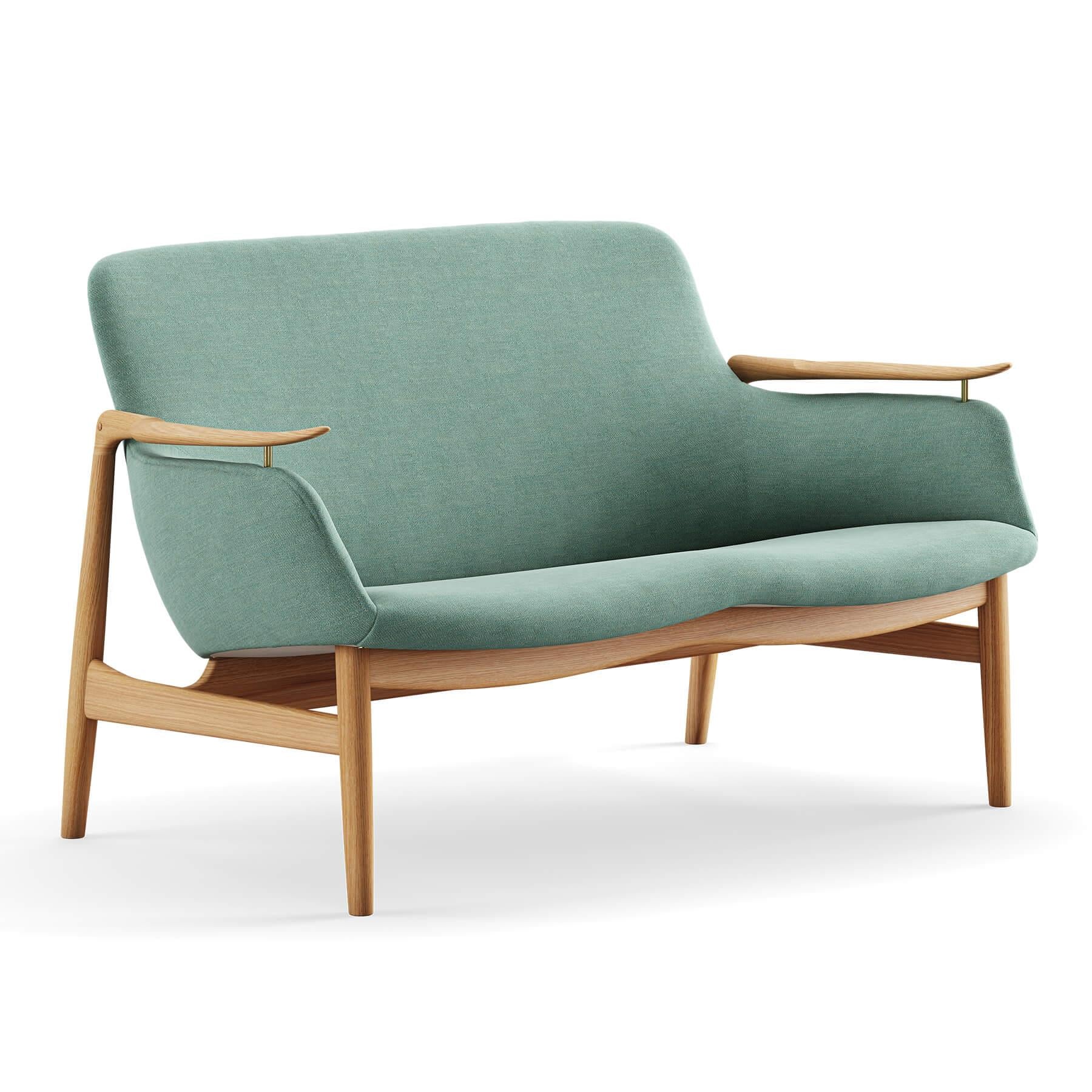 Finn Juhl The 53 Sofa in Dark Oiled Oak - Image 38