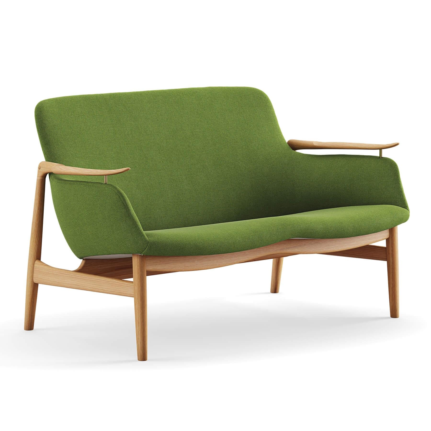 Finn Juhl The 53 Sofa in Dark Oiled Oak - Image 40