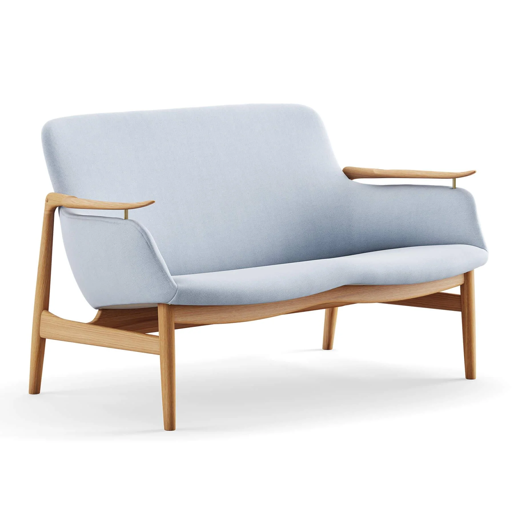 Finn Juhl The 53 Sofa in Dark Oiled Oak - Image 41