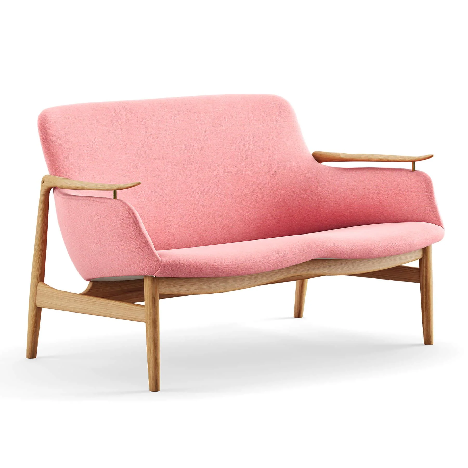 Finn Juhl The 53 Sofa in Dark Oiled Oak - Image 44