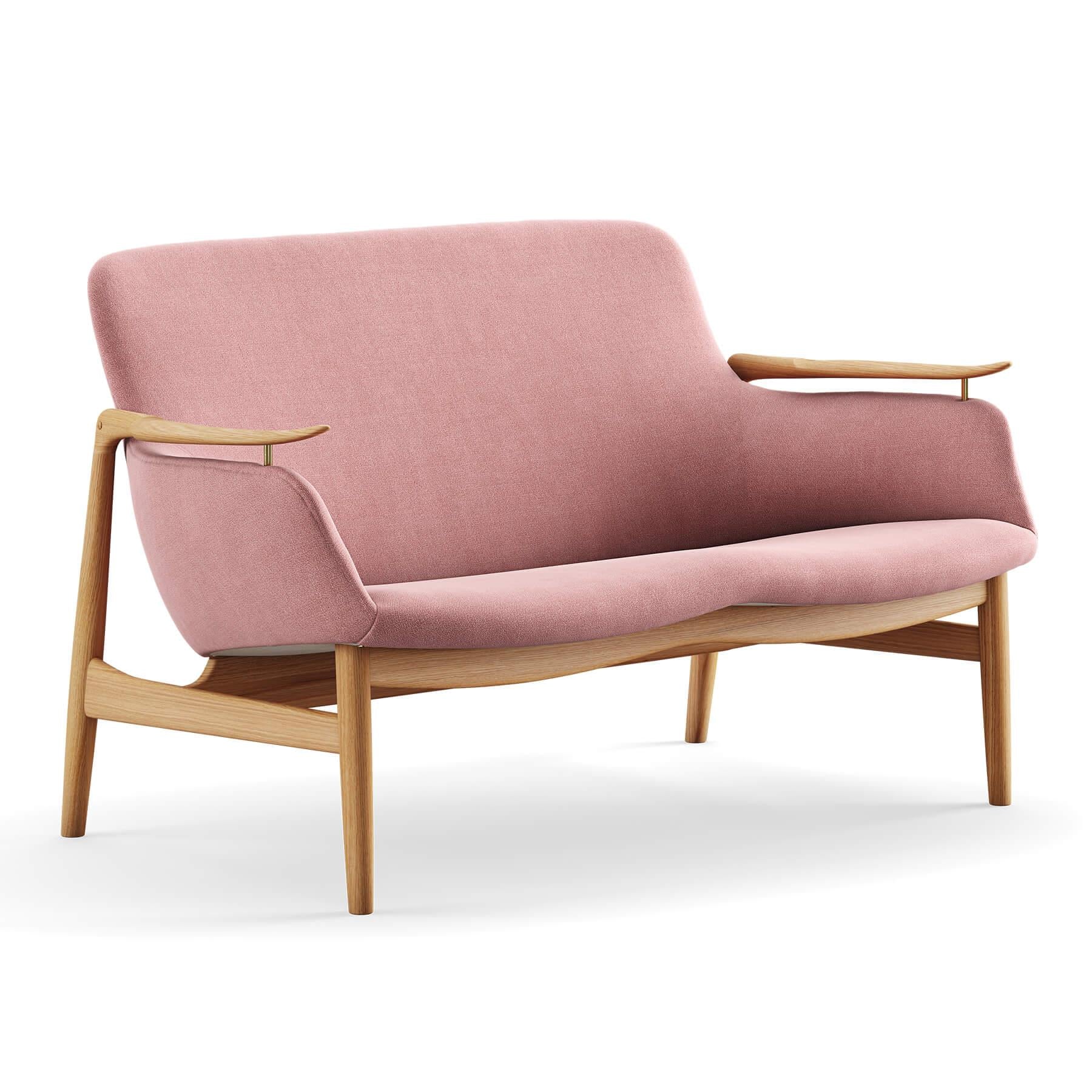 Finn Juhl The 53 Sofa in Dark Oiled Oak - Image 45