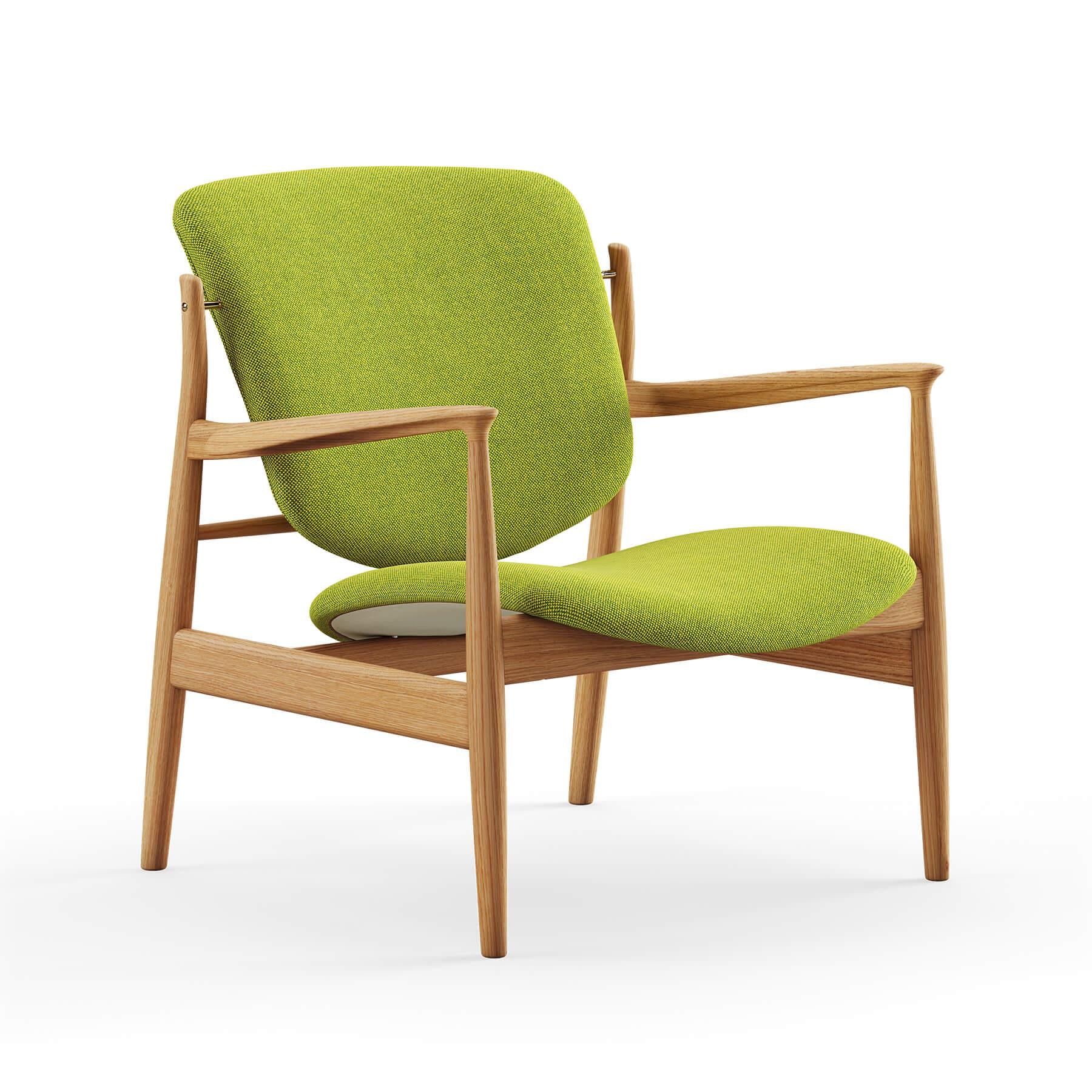 Finn Juhl The France Chair in Dark Oiled Oak - Image 13