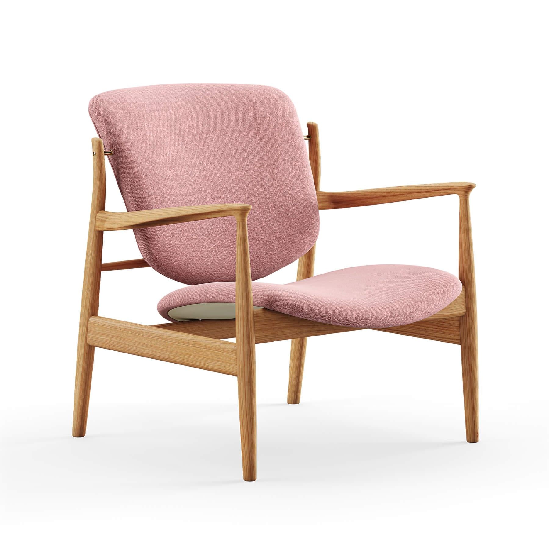 Finn Juhl The France Chair in Dark Oiled Oak - Image 49