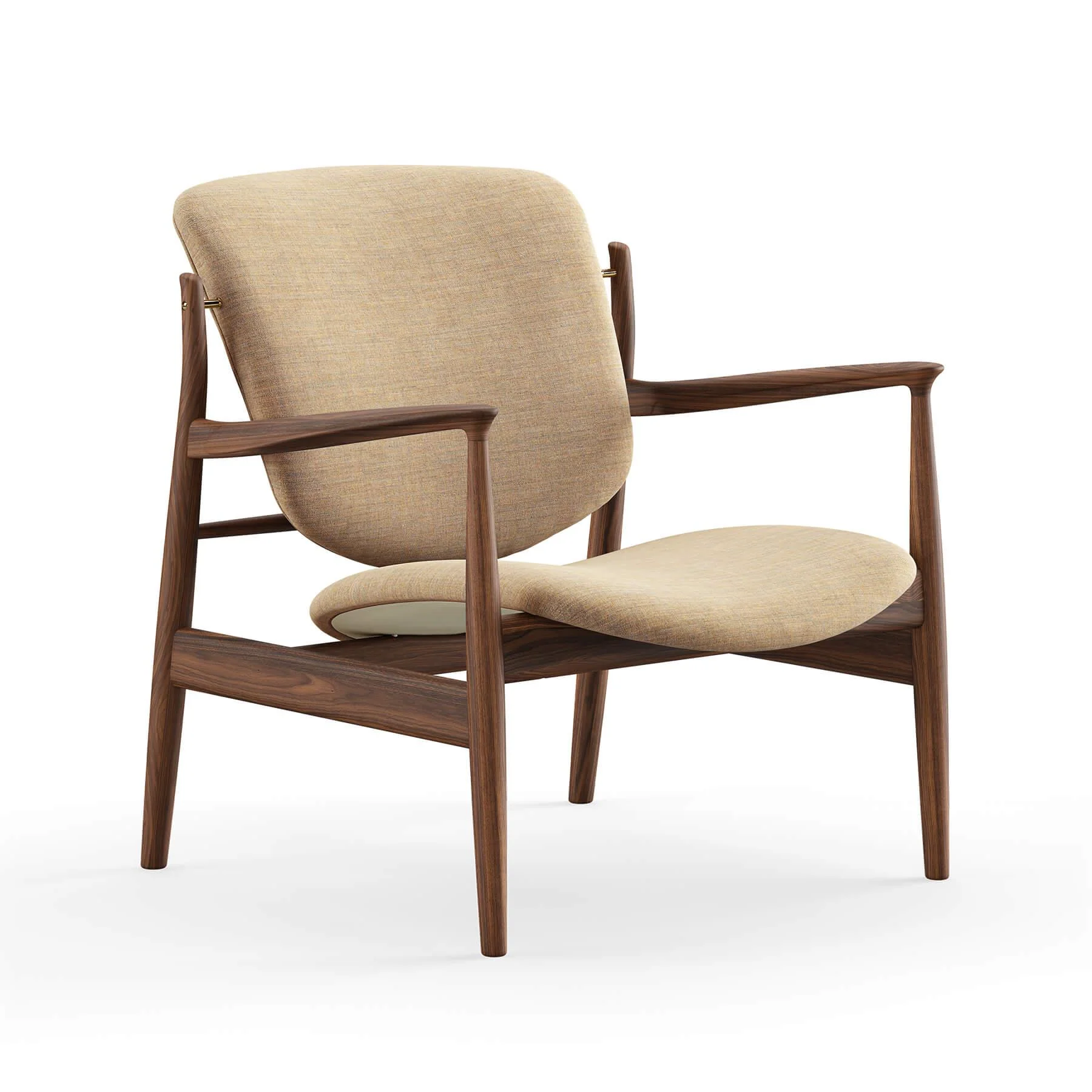 Finn Juhl The France Chair in Walnut - Image 37