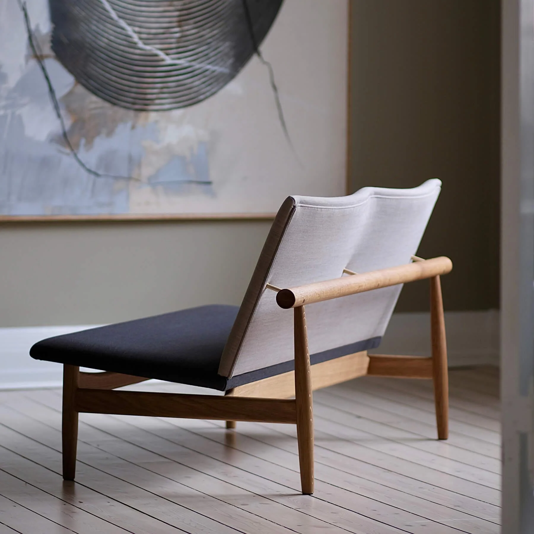 Finn Juhl The Japan 2 Seater Sofa in Clear Oiled Oak - Image 5