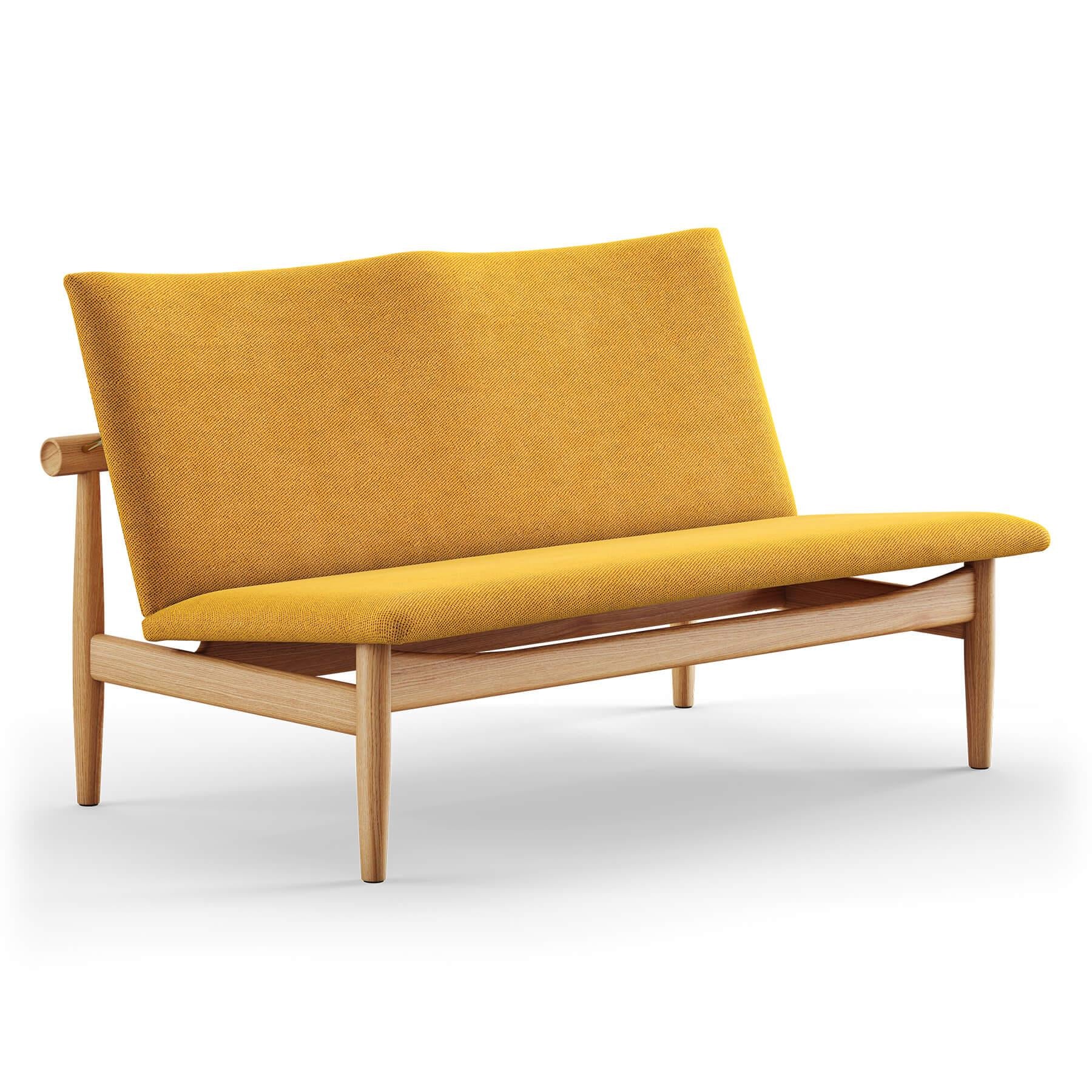 Finn Juhl The Japan 2 Seater Sofa in Dark Oiled Oak - Image 19