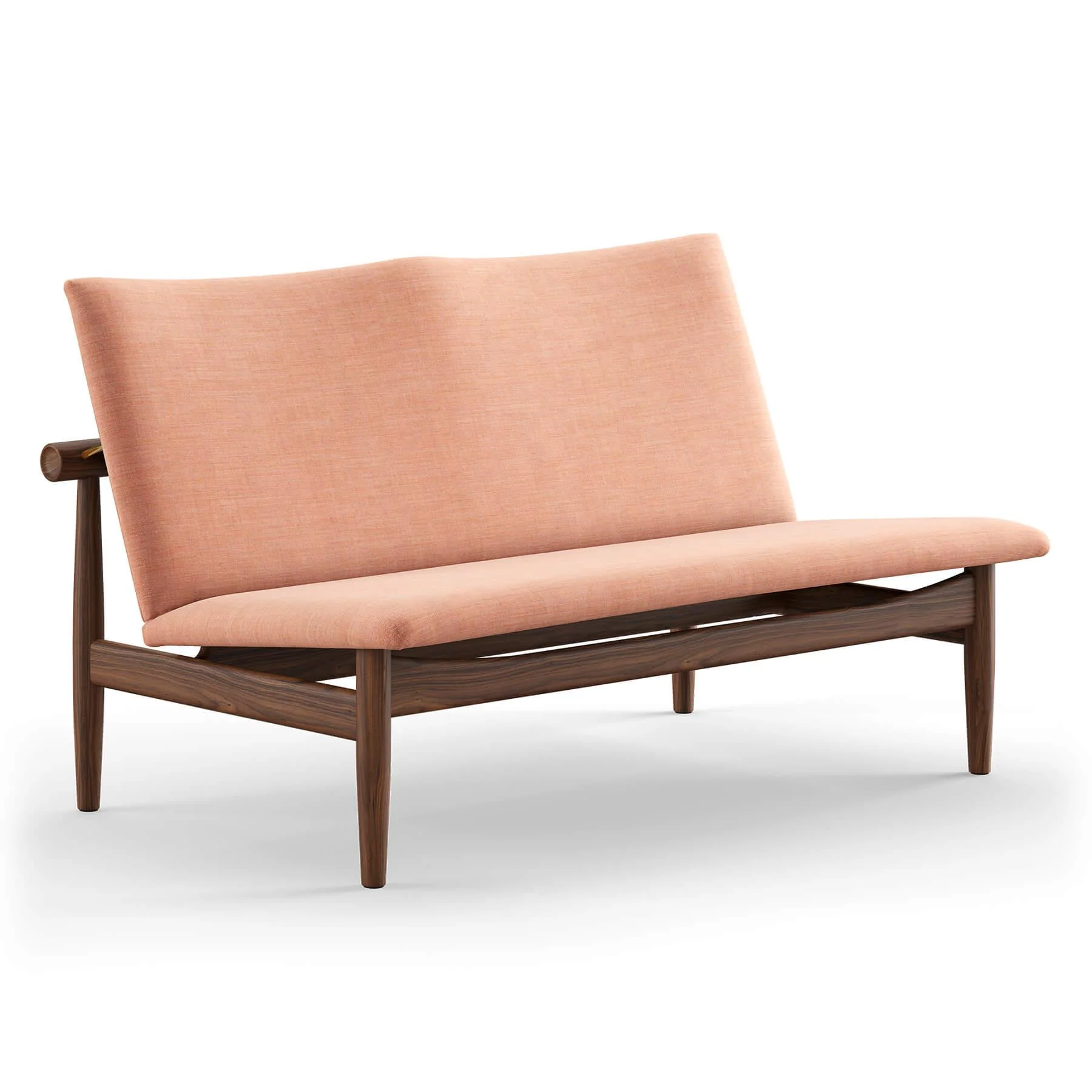 Finn Juhl The Japan 2 Seater Sofa in Walnut - Image 13