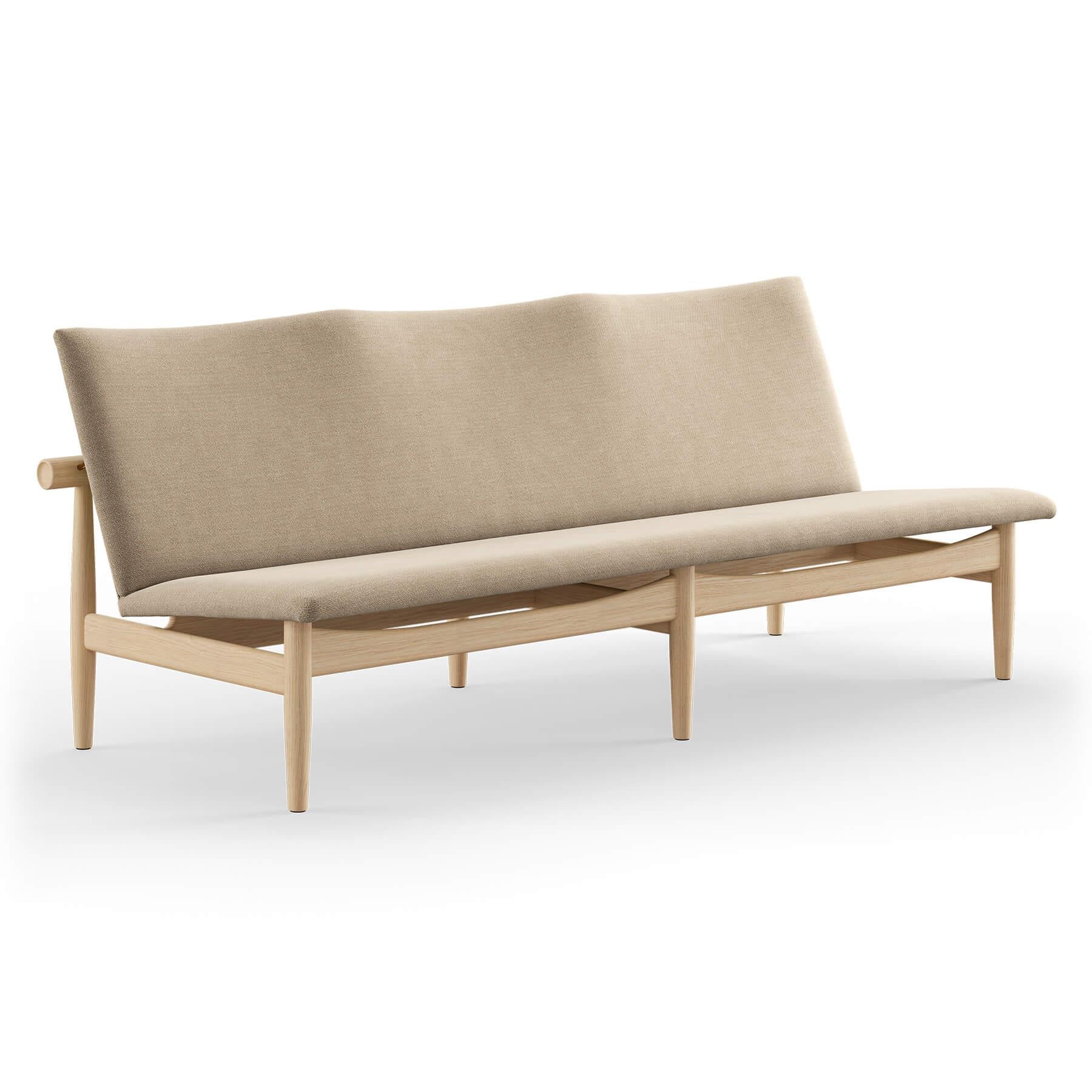 Finn Juhl The Japan 3 Seater Sofa in Clear Oiled Oak - Image 8