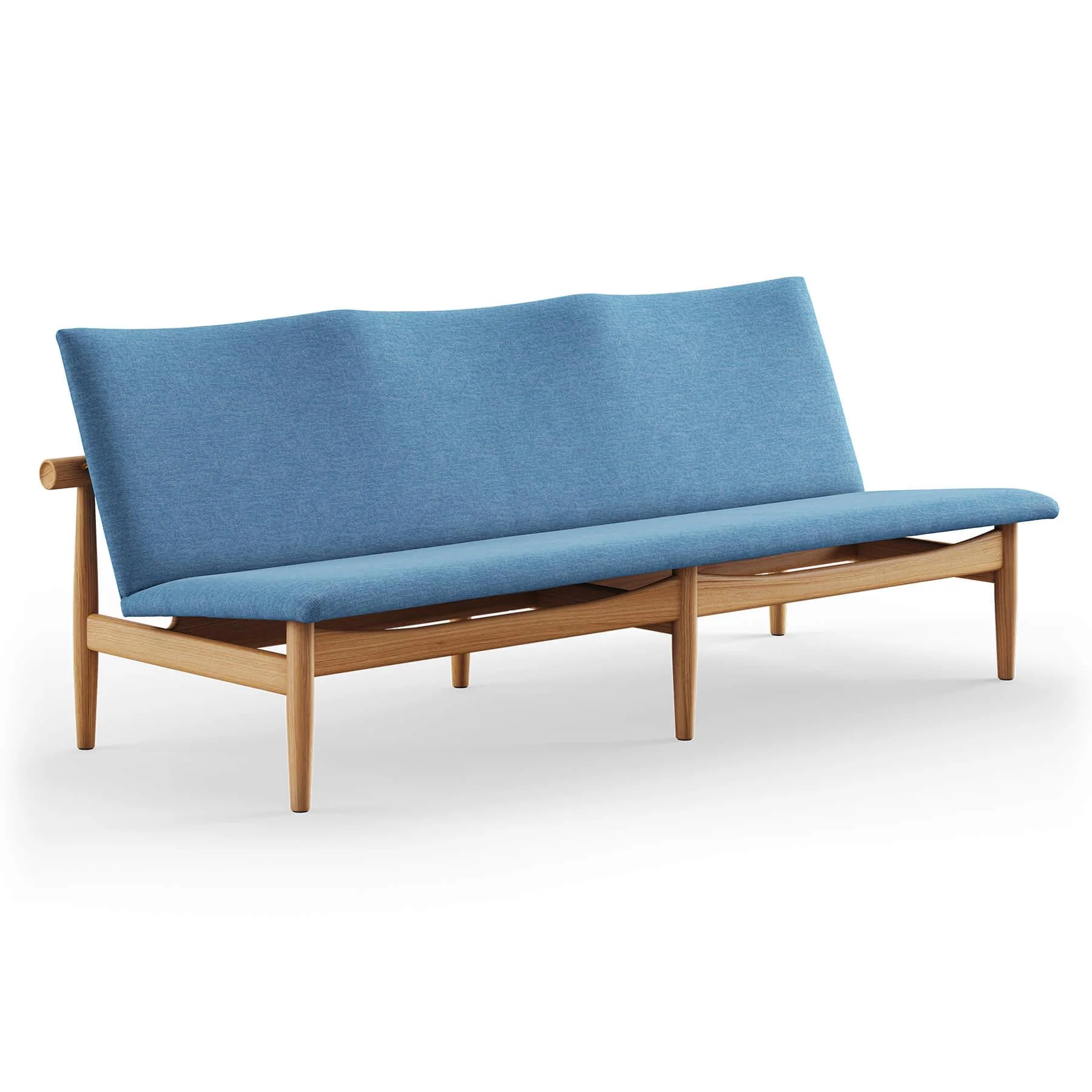 Finn Juhl The Japan 3 Seater Sofa in Dark Oiled Oak - Image 24