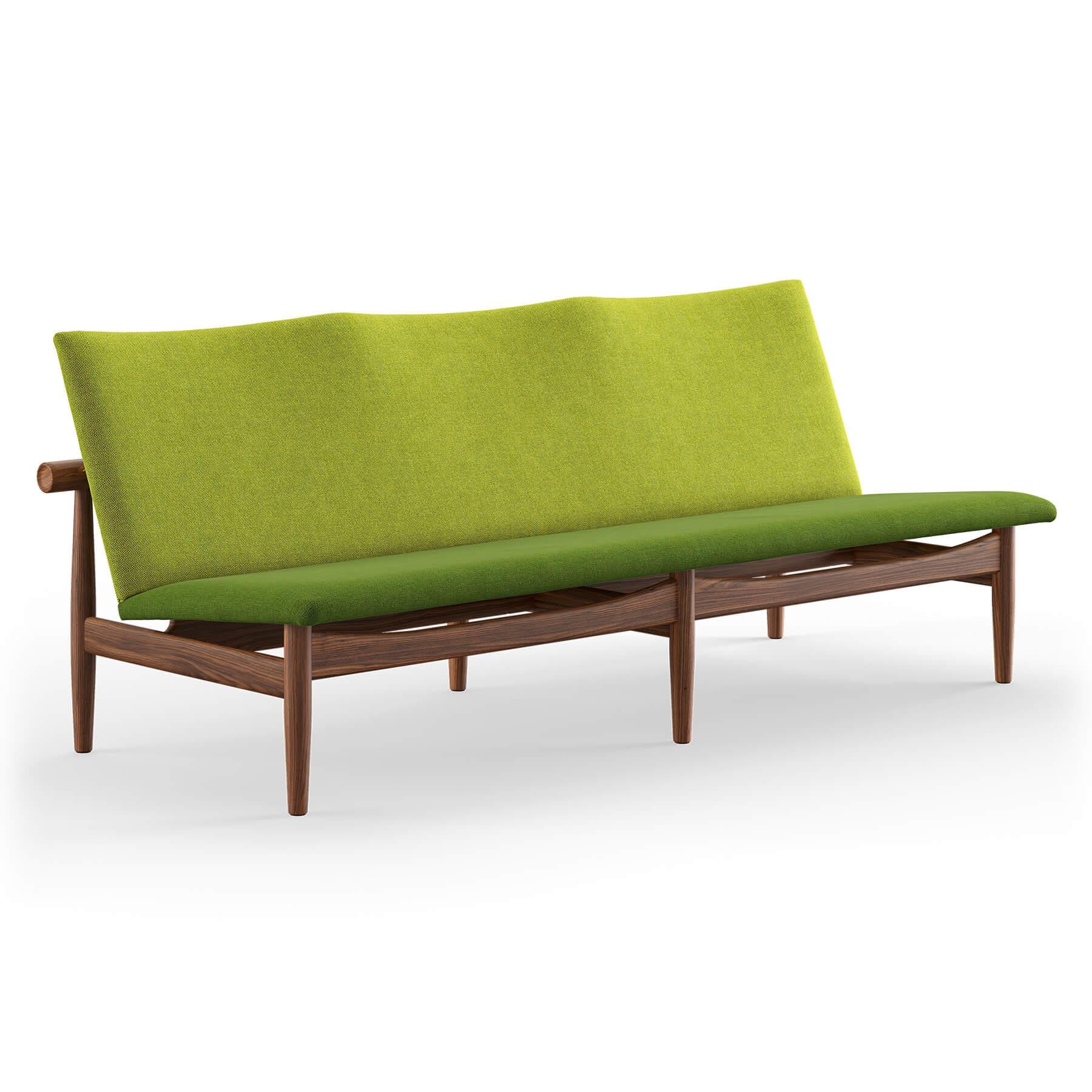 Finn Juhl The Japan 3 Seater Sofa in Walnut - Image 34