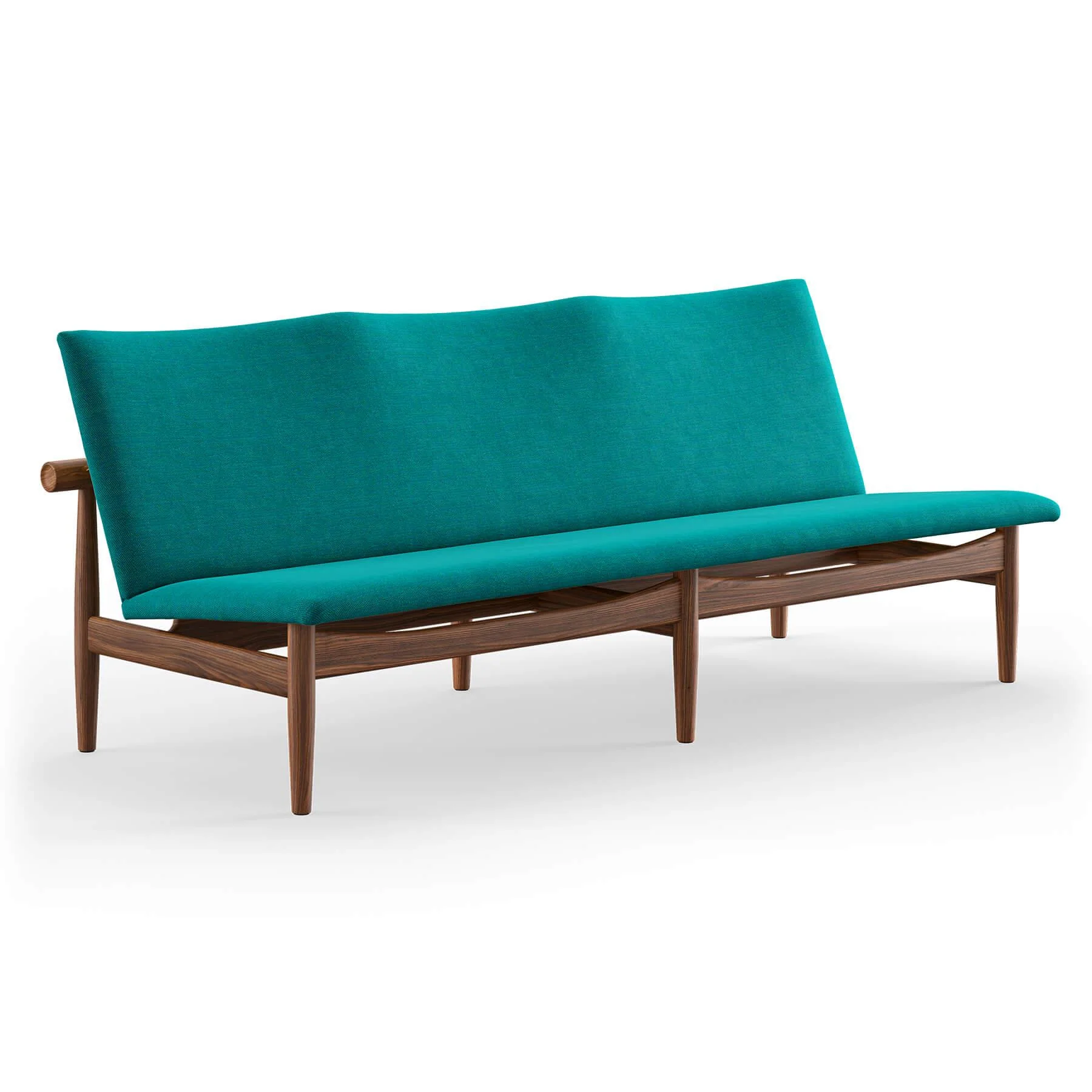 Finn Juhl The Japan 3 Seater Sofa in Walnut - Image 37