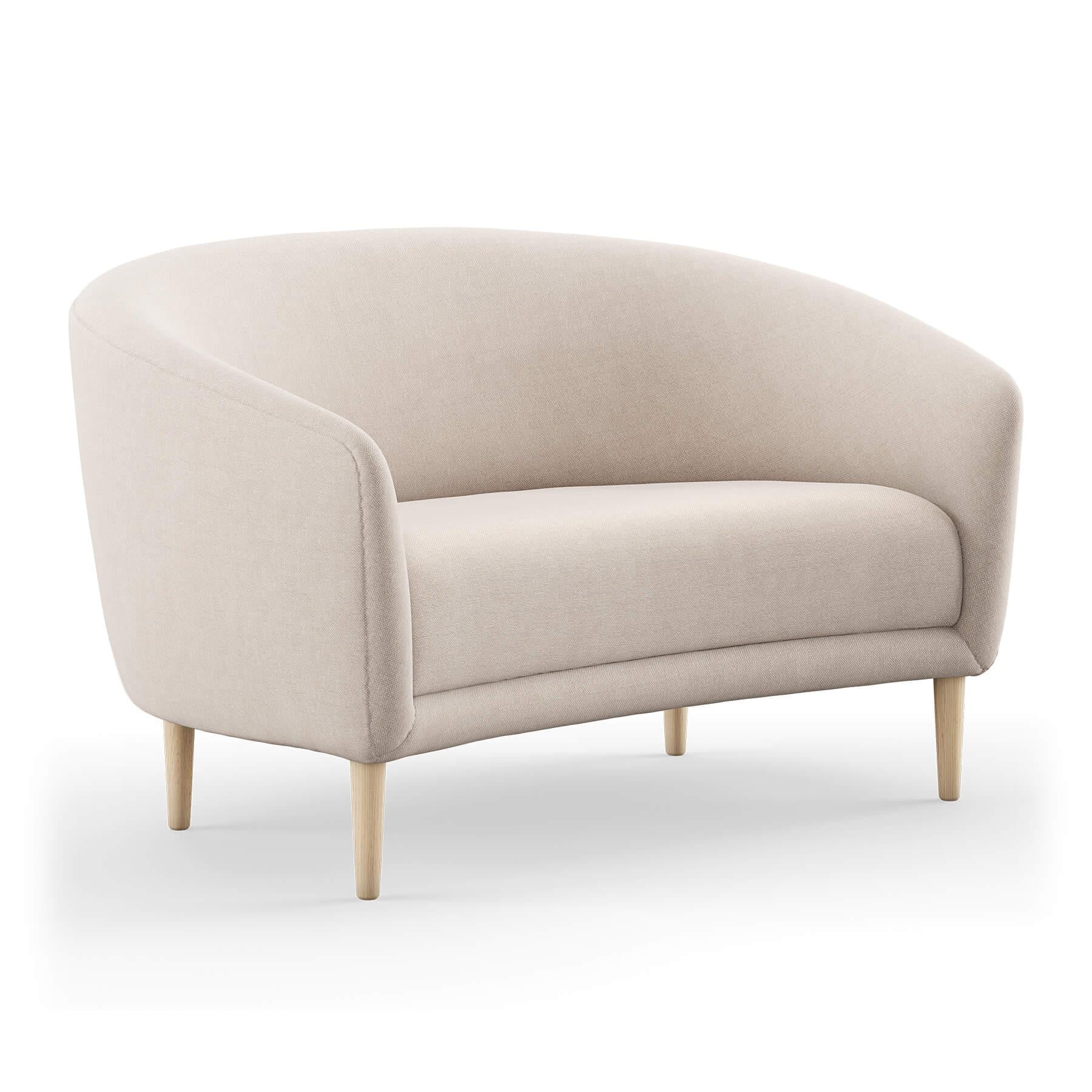 Finn Juhl The Little Mother 2 Seater Sofa in Clear Oiled Oak - Image 22