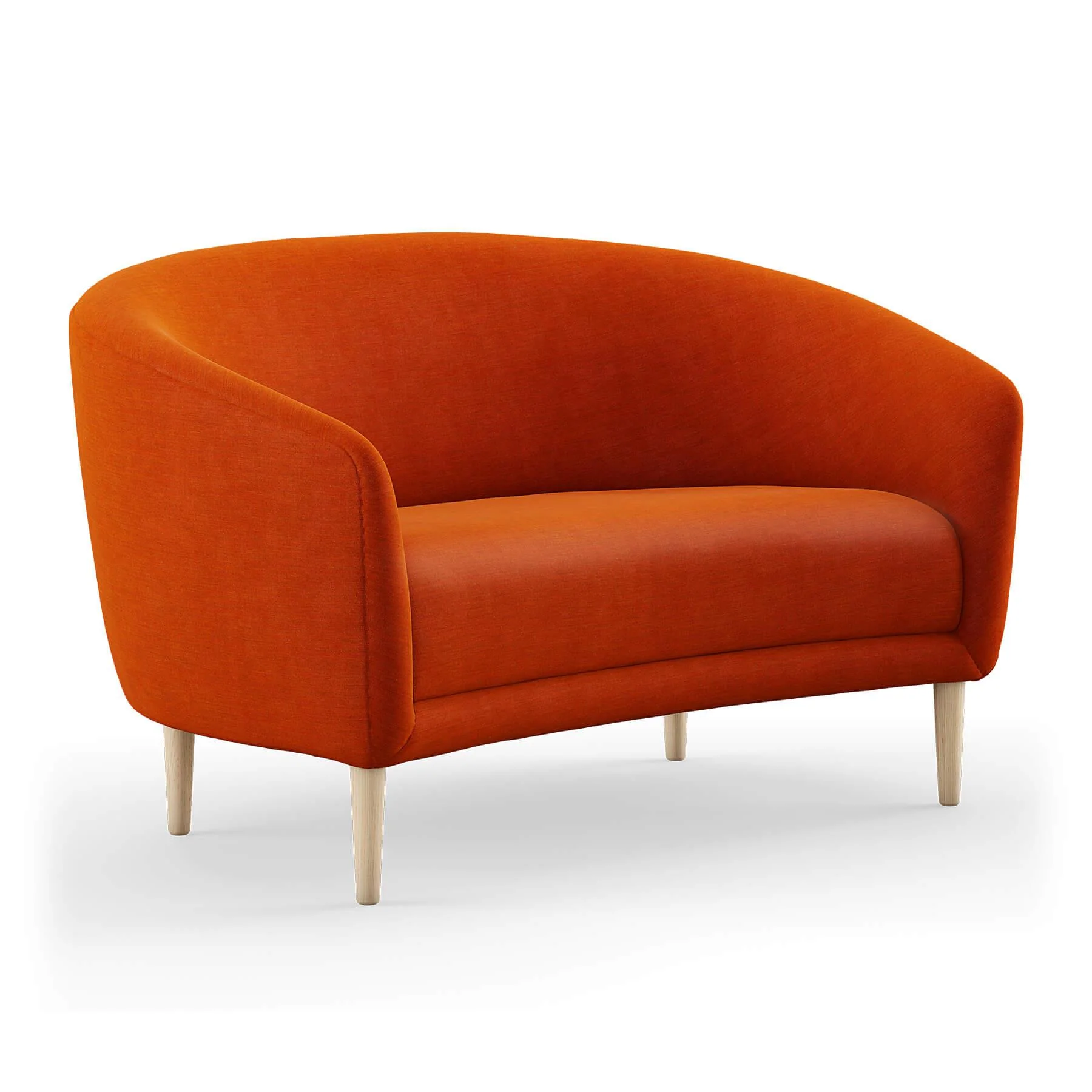 Finn Juhl The Little Mother 2 Seater Sofa in Clear Oiled Oak - Image 8