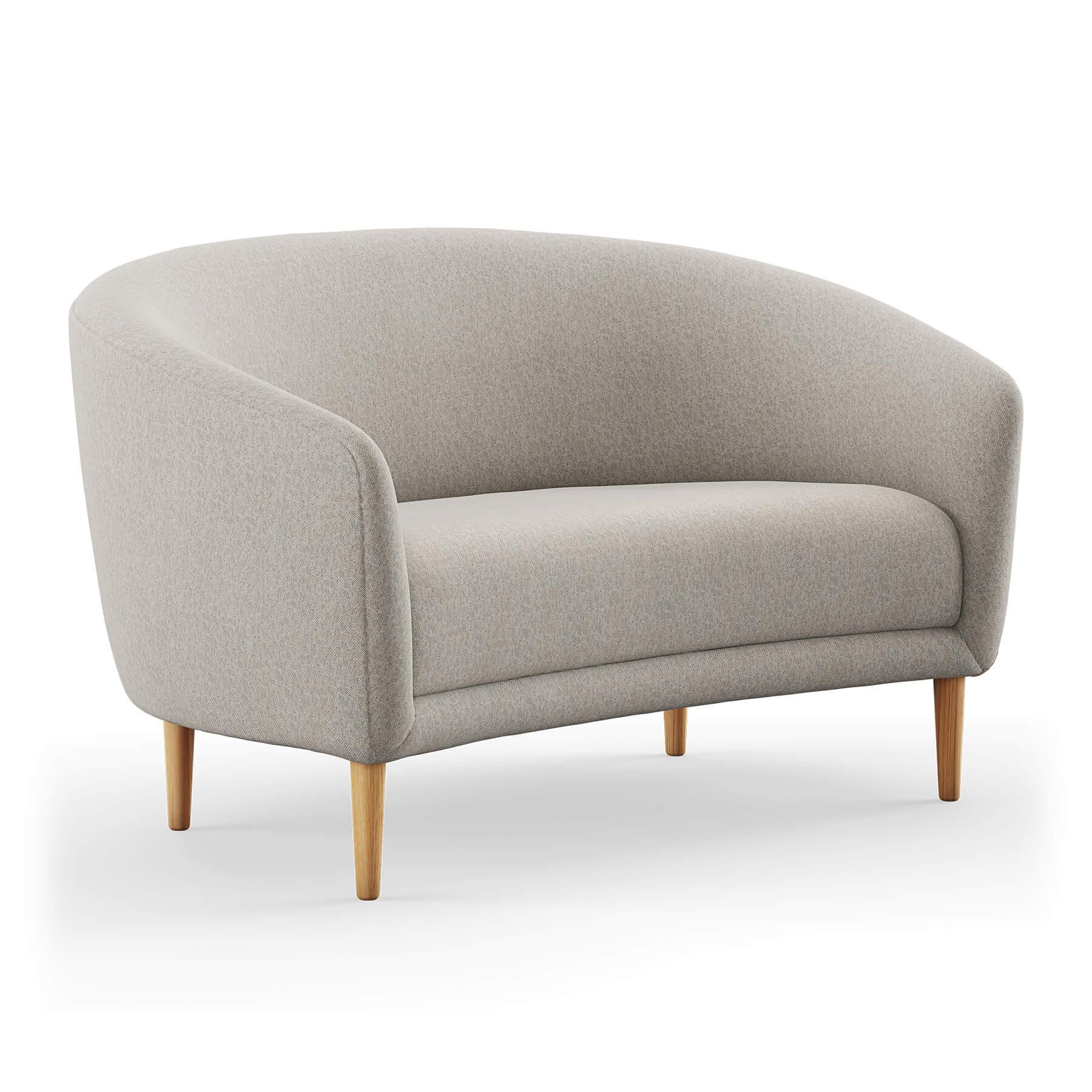 Finn Juhl The Little Mother 2 Seater Sofa in Dark Oiled Oak - Image 29