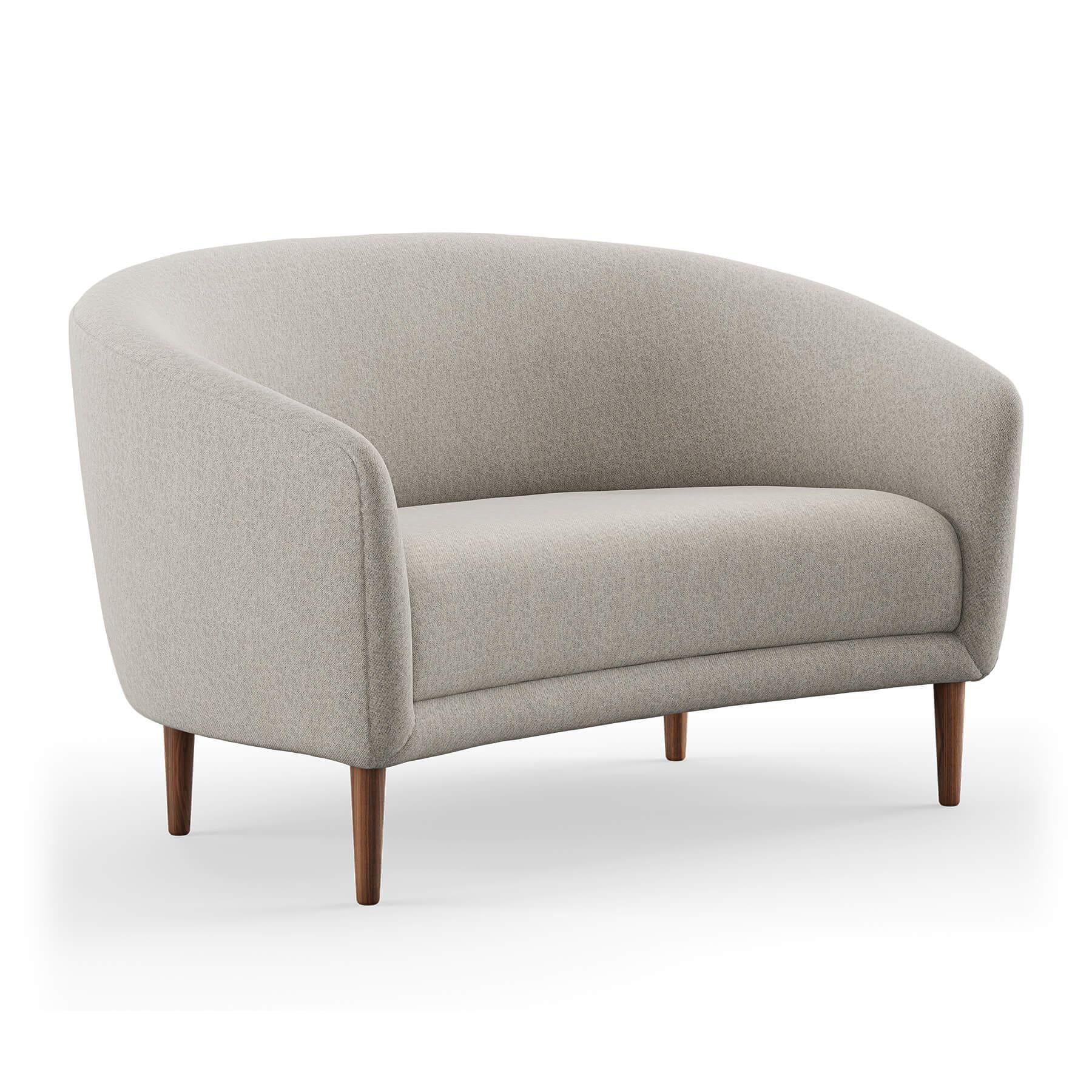 Finn Juhl The Little Mother 2 Seater Sofa in Walnut - Image 8