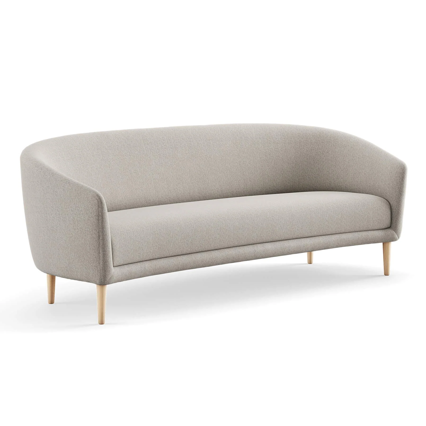 Finn Juhl The Little Mother 3 Seater Sofa in Clear Oiled Oak - Image 18