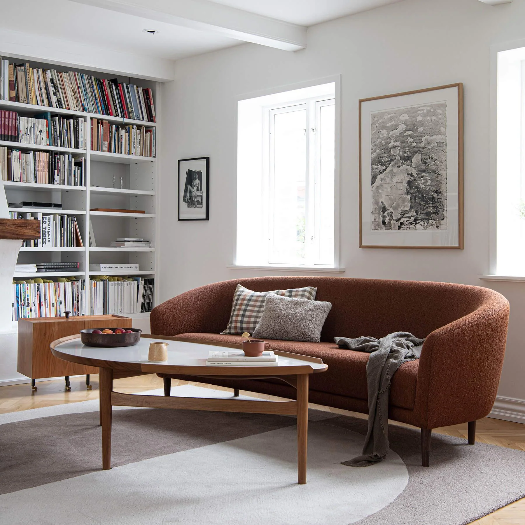 Finn Juhl The Little Mother 3 Seater Sofa in Clear Oiled Oak - Image 2