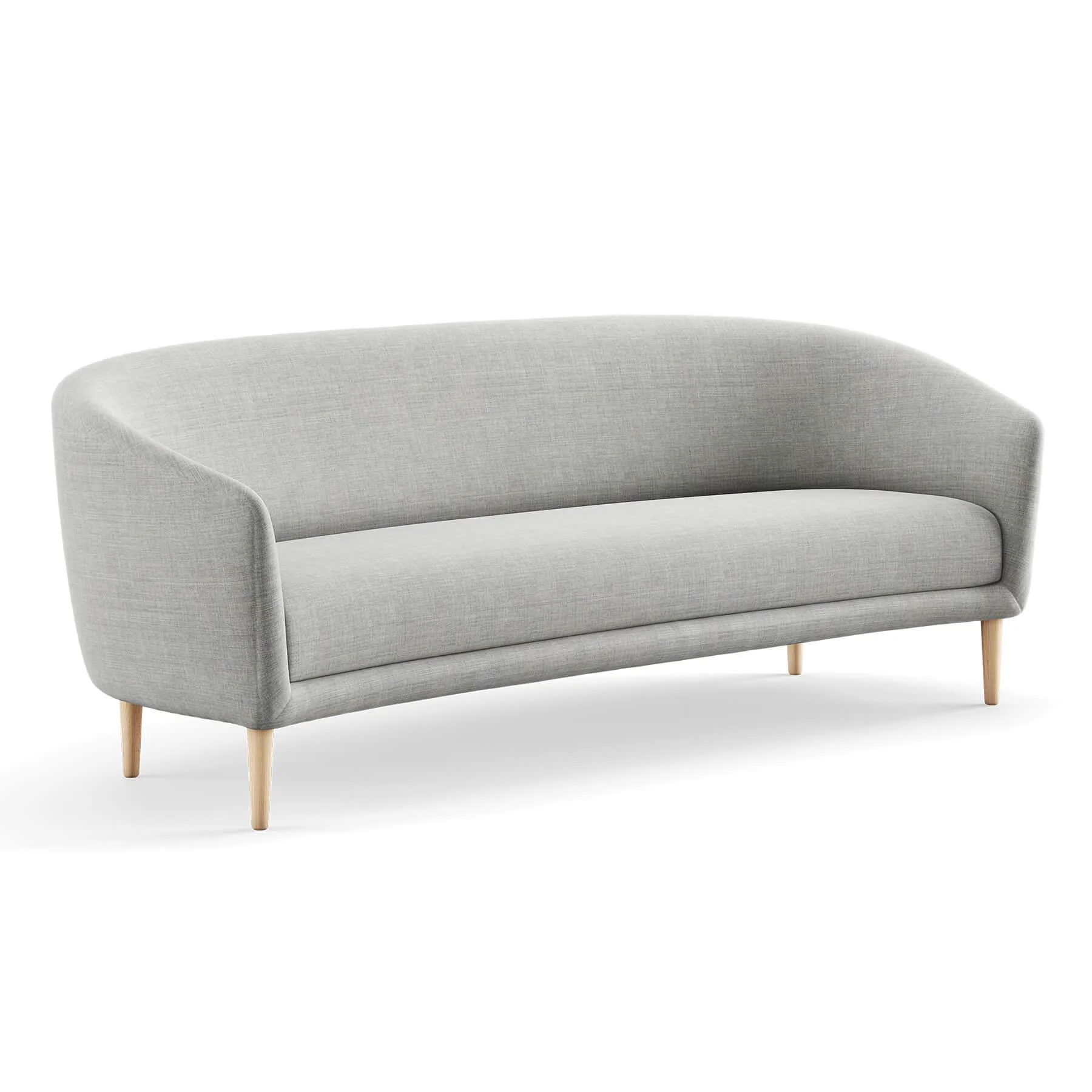 Finn Juhl The Little Mother 3 Seater Sofa in Clear Oiled Oak - Image 43