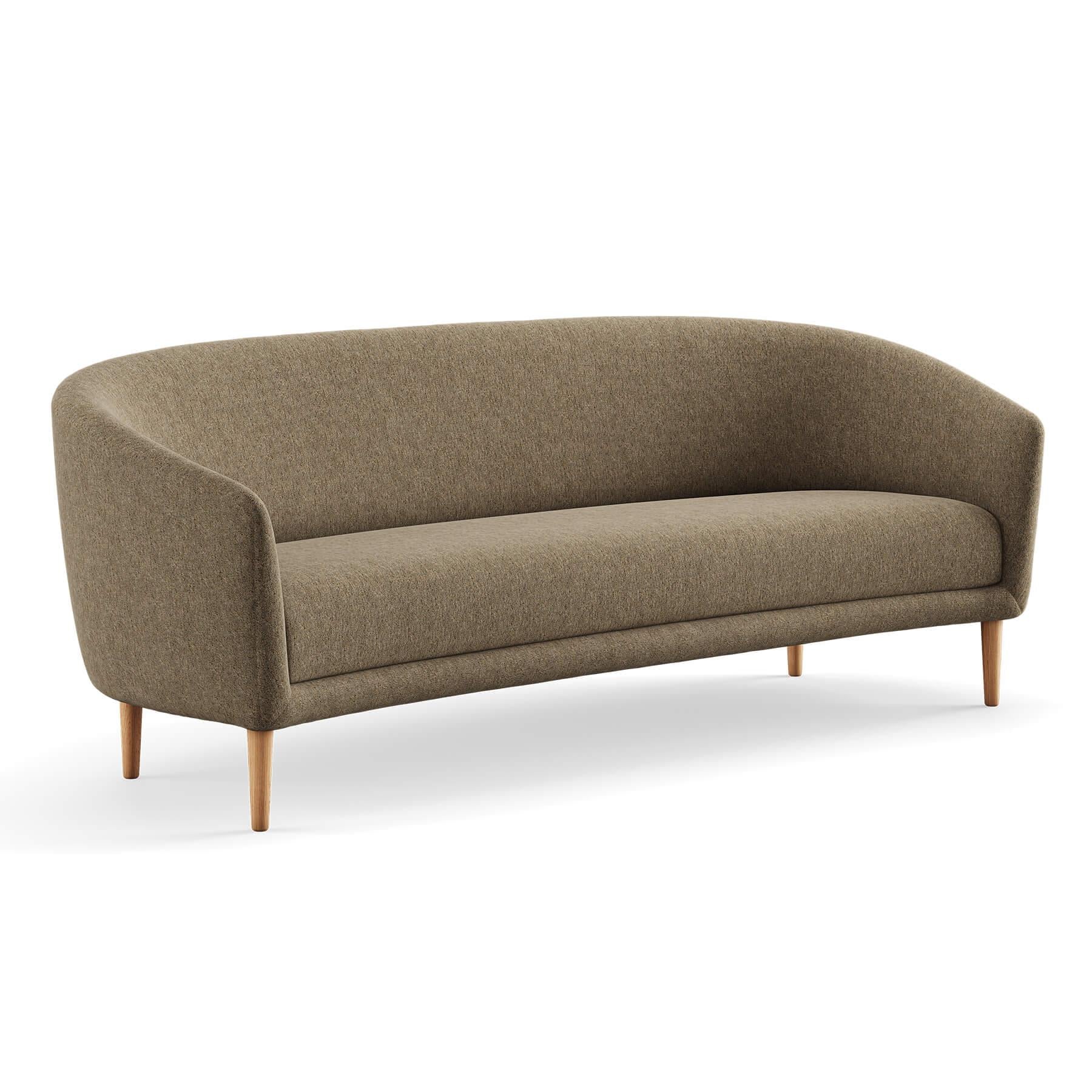 Finn Juhl The Little Mother 3 Seater Sofa in Dark Oiled Oak - Image 6