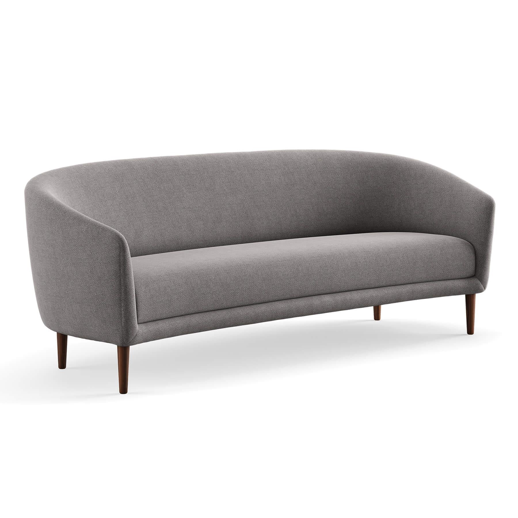 Finn Juhl The Little Mother 3 Seater Sofa in Walnut - Image 11