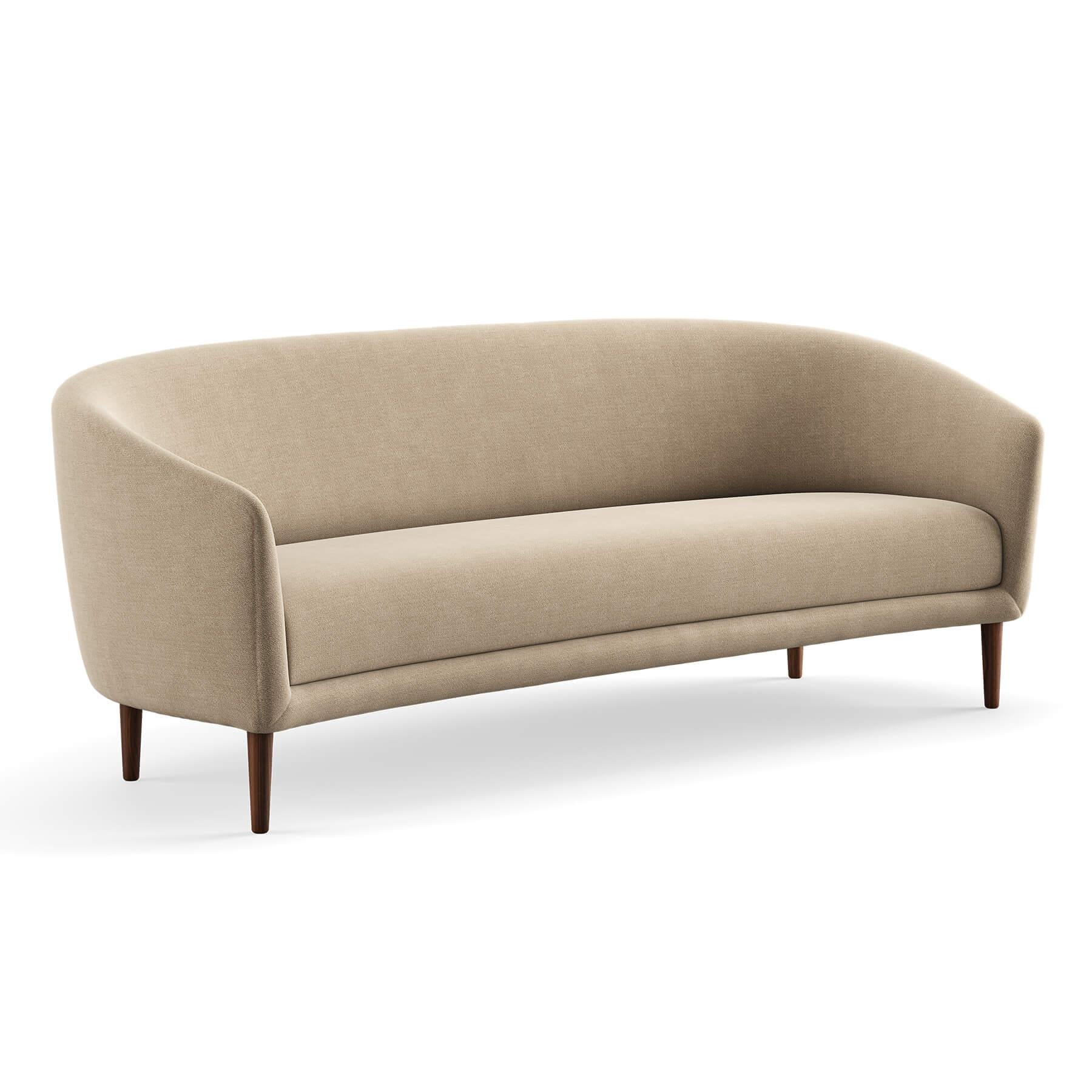 Finn Juhl The Little Mother 3 Seater Sofa in Walnut - Image 37