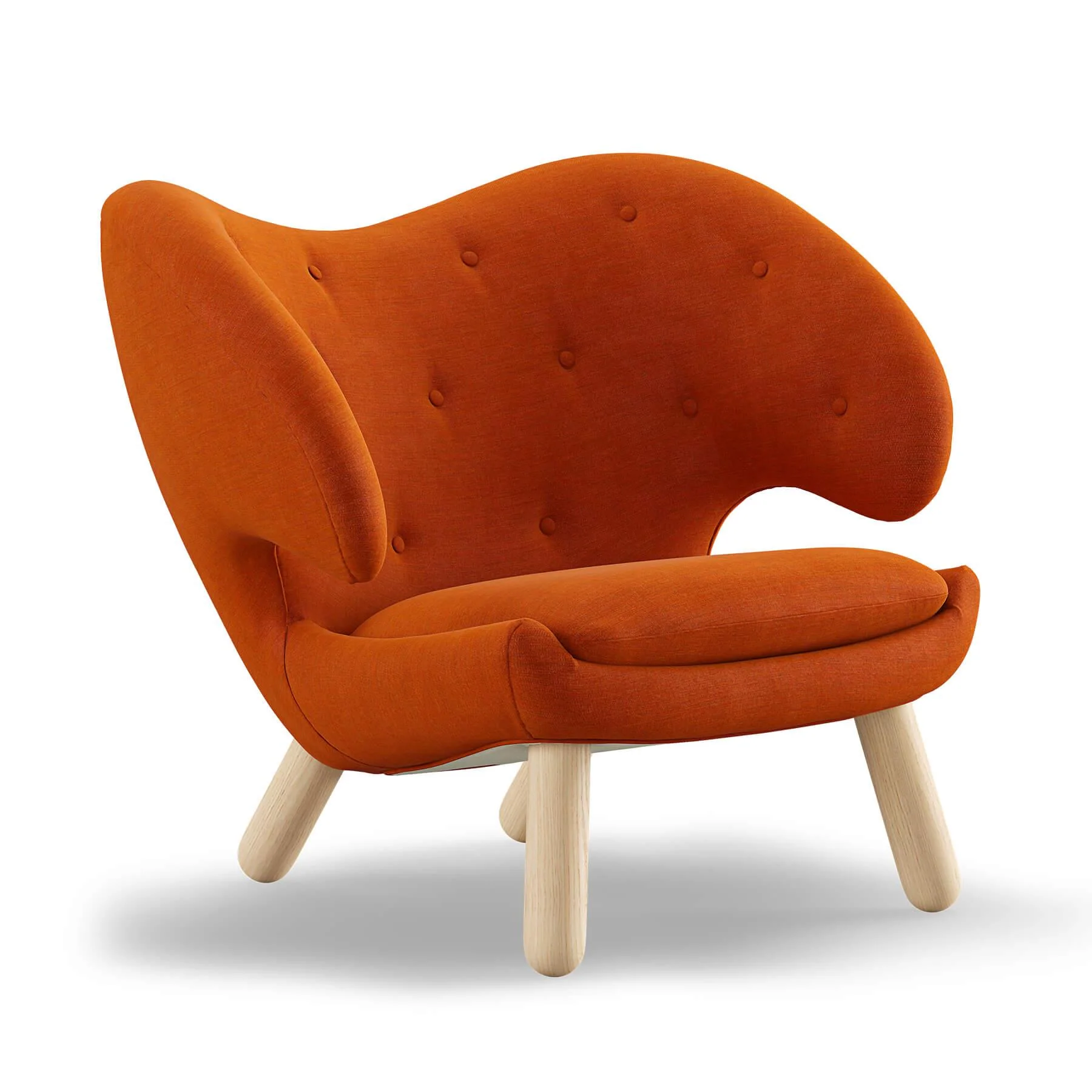 Finn Juhl The Pelican Chair in Clear Oiled Oak - Image 16