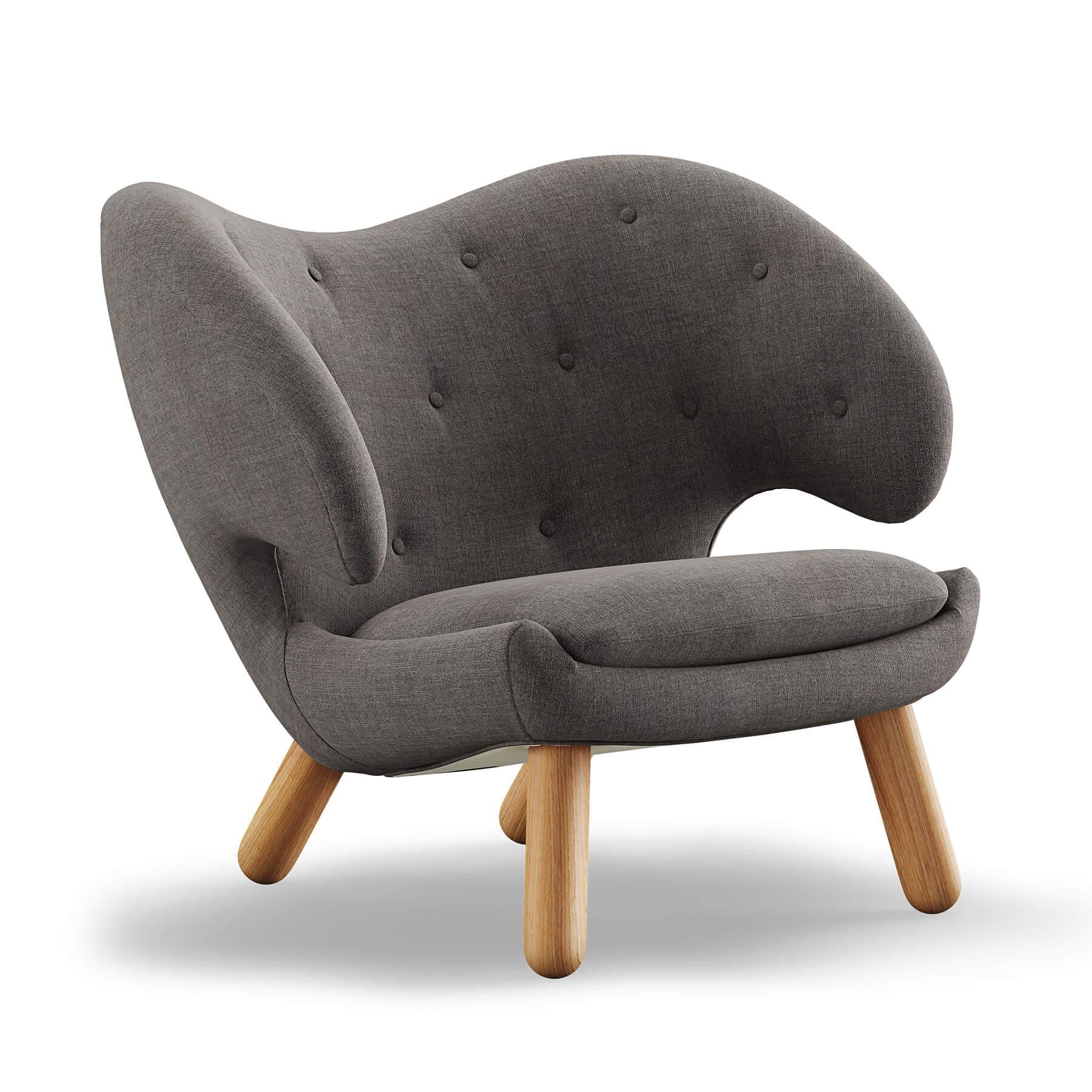 Finn Juhl The Pelican Chair in Dark Oiled Oak - Image 34