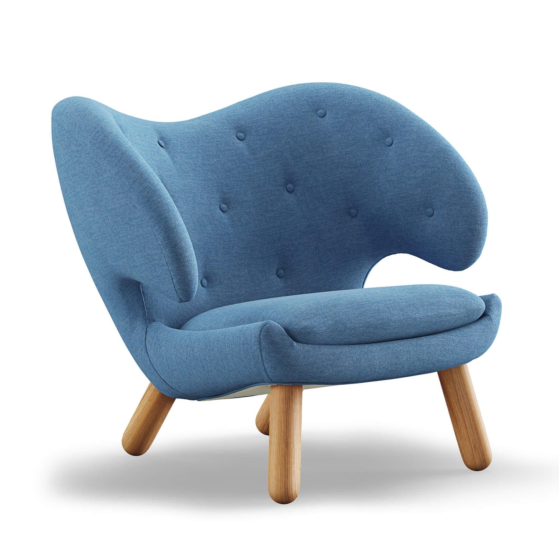 Finn Juhl The Pelican Chair in Dark Oiled Oak - Image 38