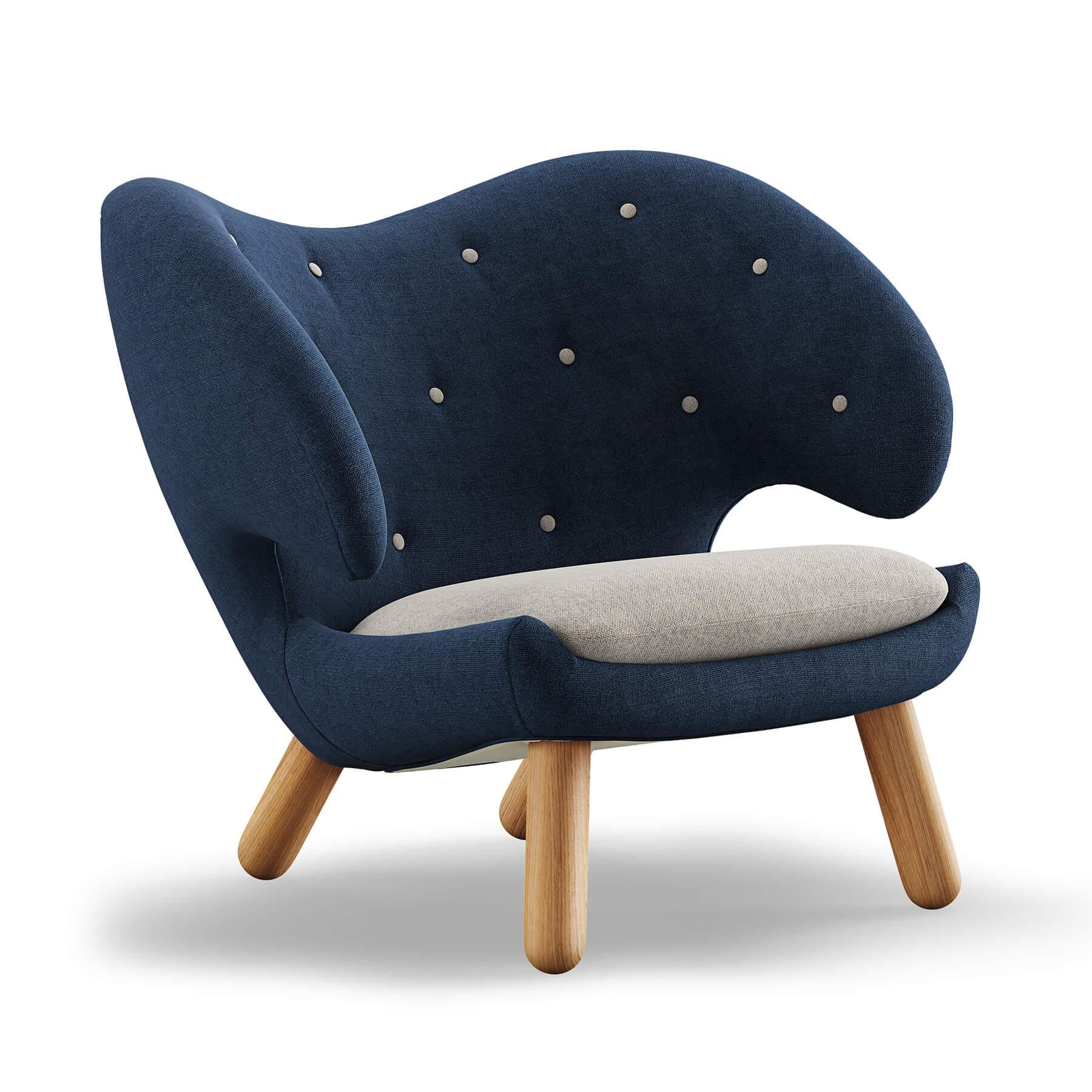 Finn Juhl The Pelican Chair in Dark Oiled Oak - Image 41