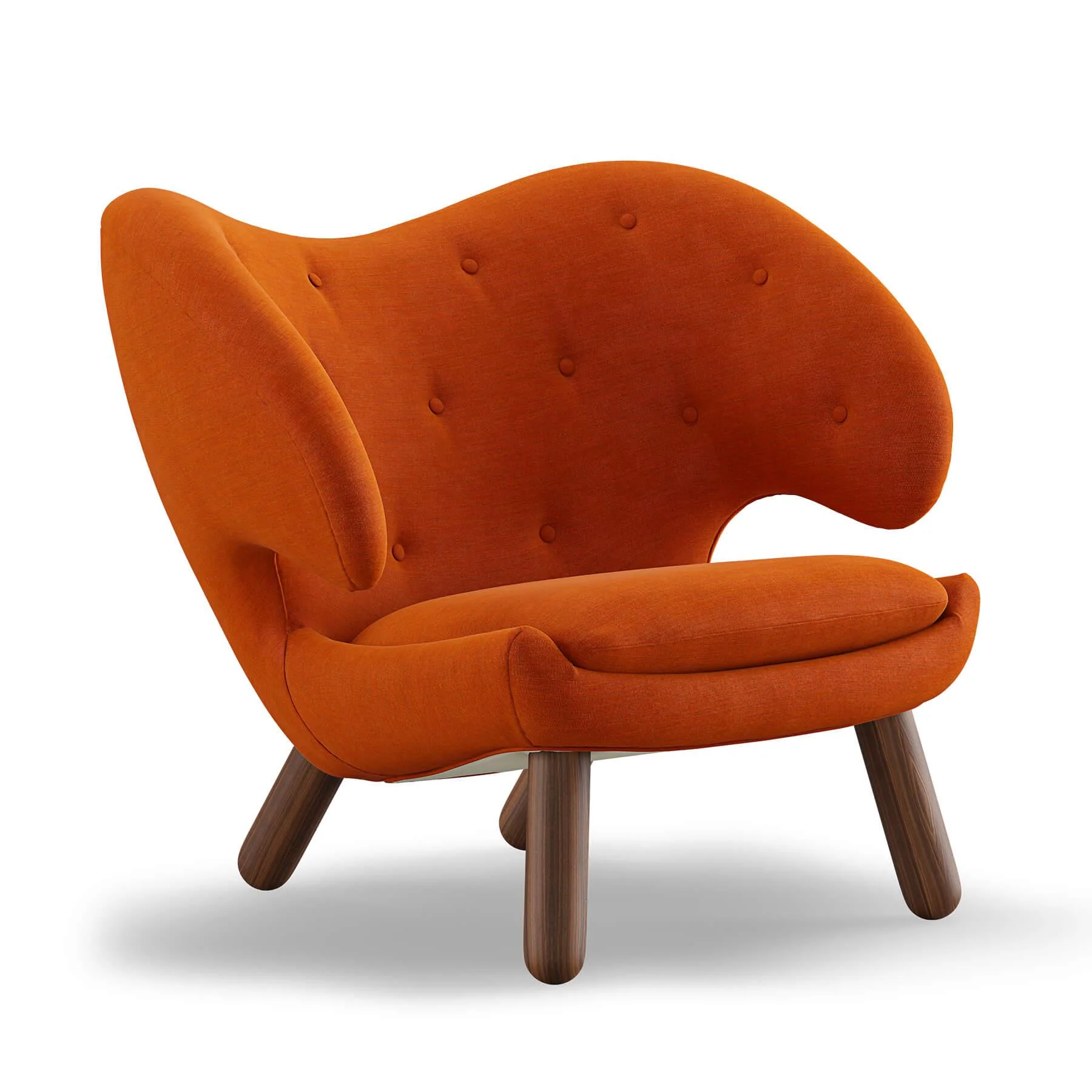 Finn Juhl The Pelican Chair in Walnut - Image 15