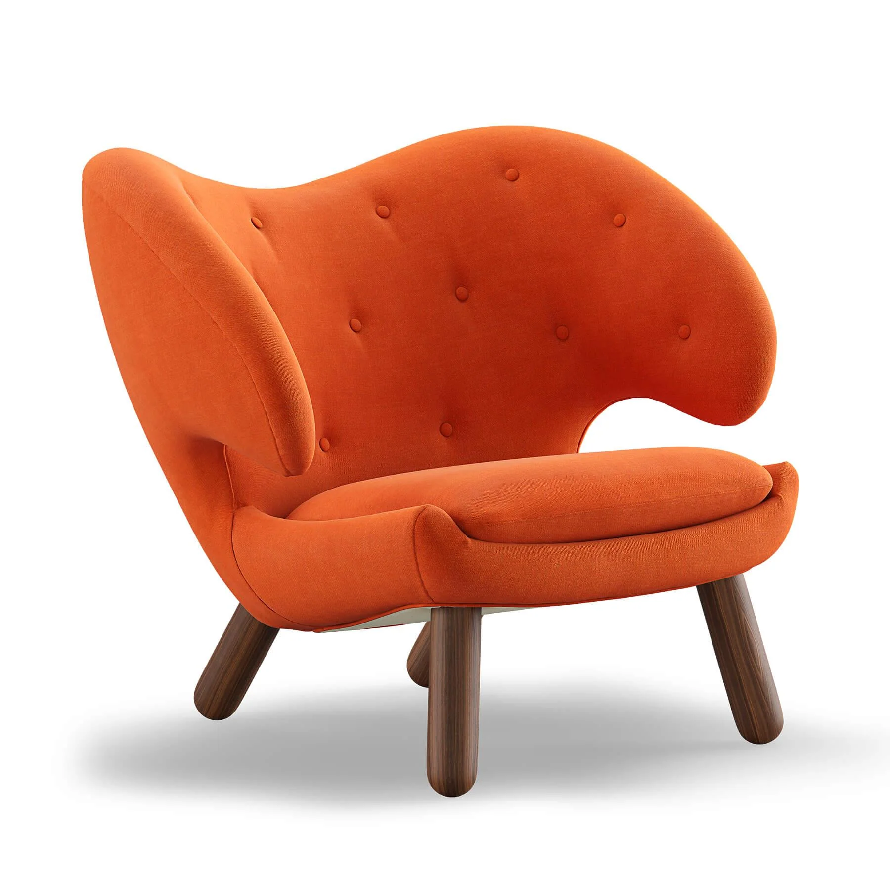 Finn Juhl The Pelican Chair in Walnut - Image 7