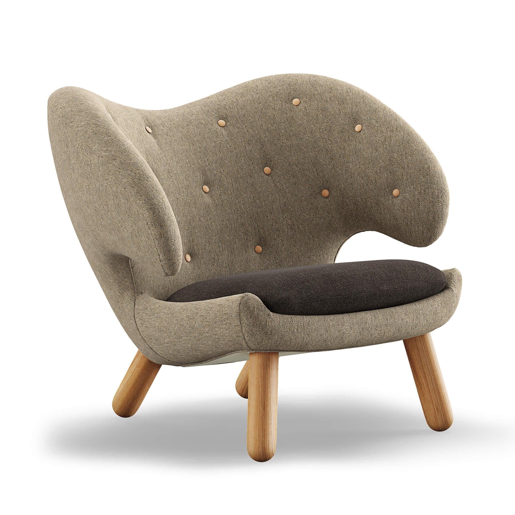 Finn Juhl The Pelican Chair in Walnut - Image 8