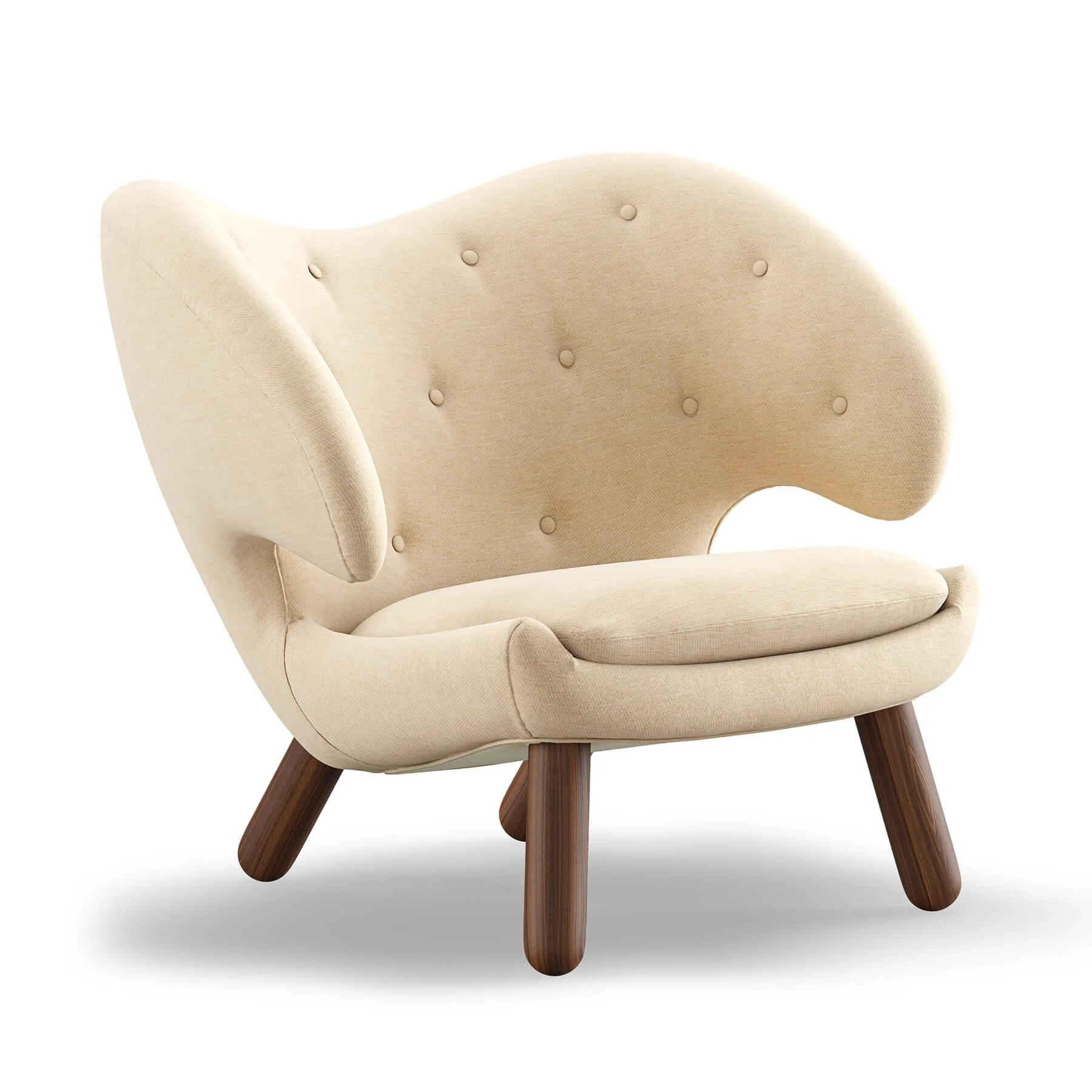 Finn Juhl The Pelican Chair in Walnut - Image 9
