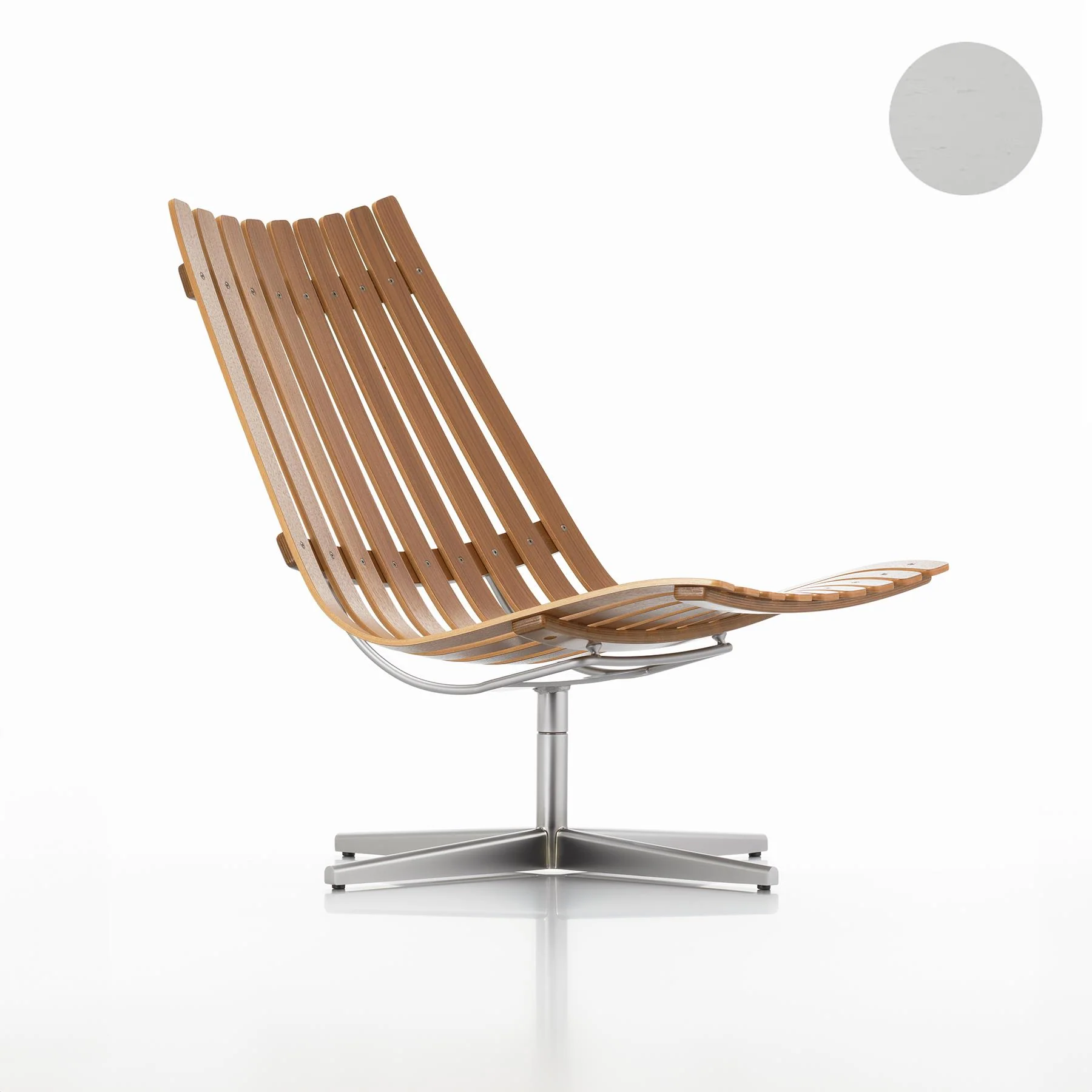 Fjordfiesta Scandia Nett Swivel Lounge Chair - Image 9