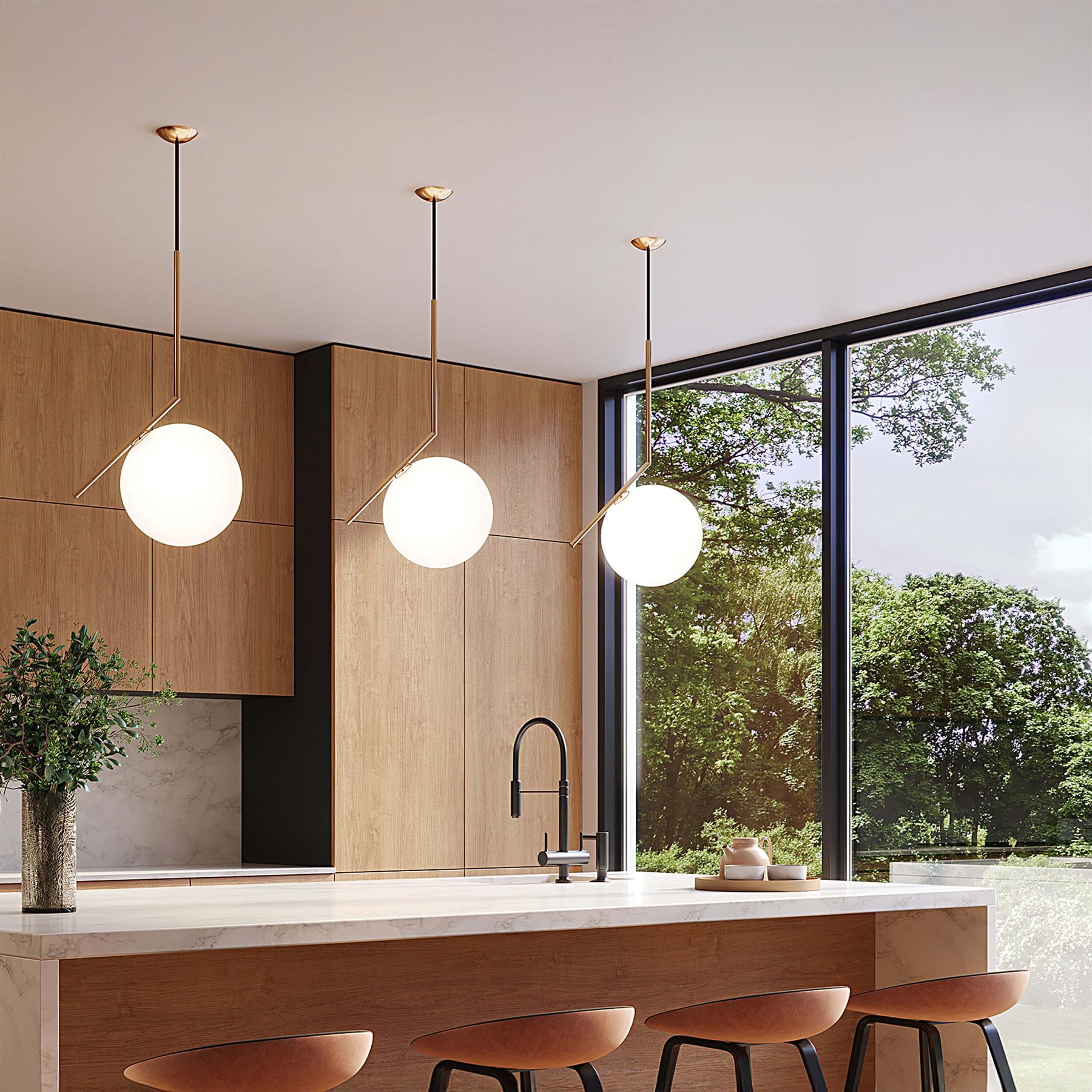 Flos IC 10 Anniversary Pendant Light - 24K Gold Plated - Image 6