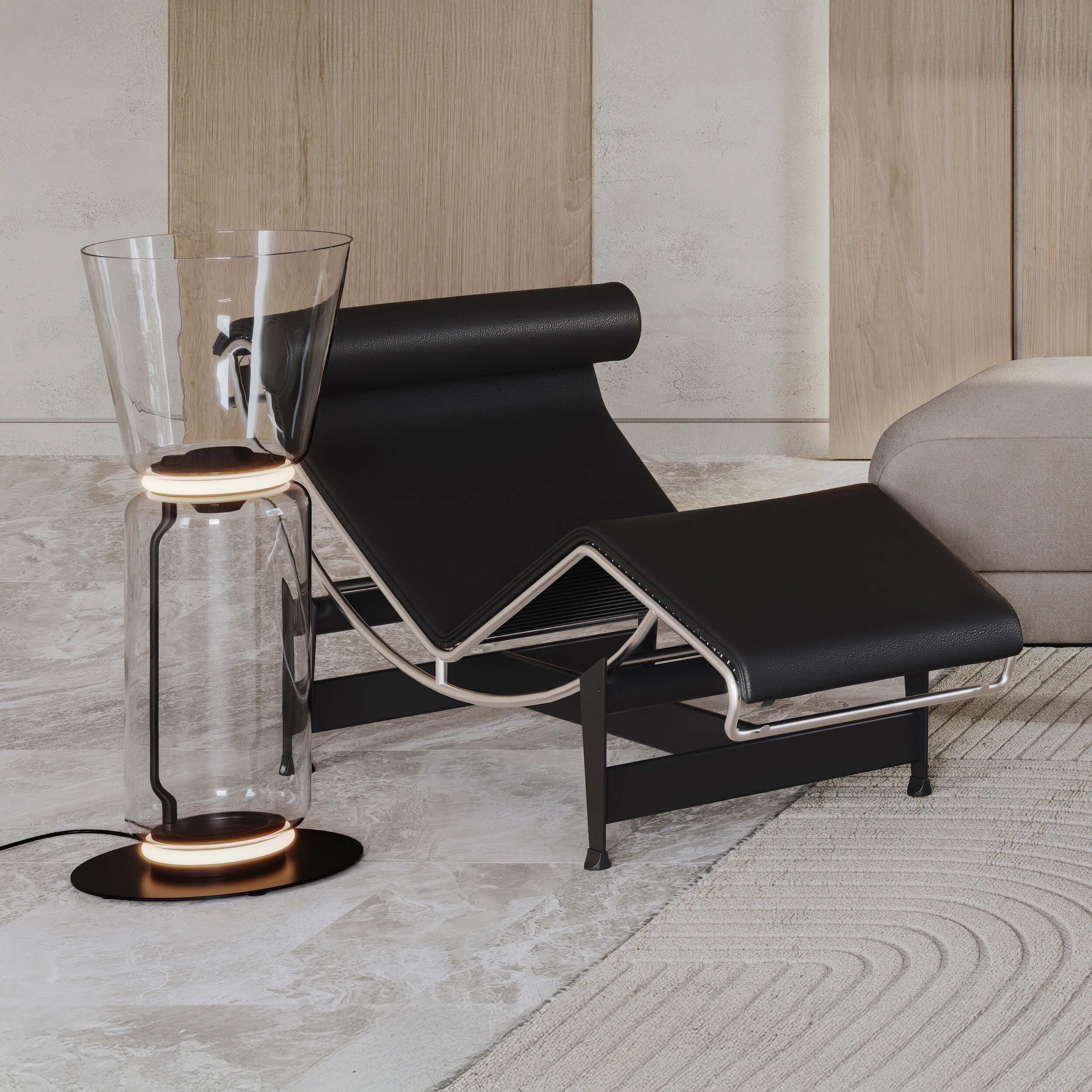Flos Noctambule Floor Lamp - High Cylinder & Cone Or Bowl - Image 3