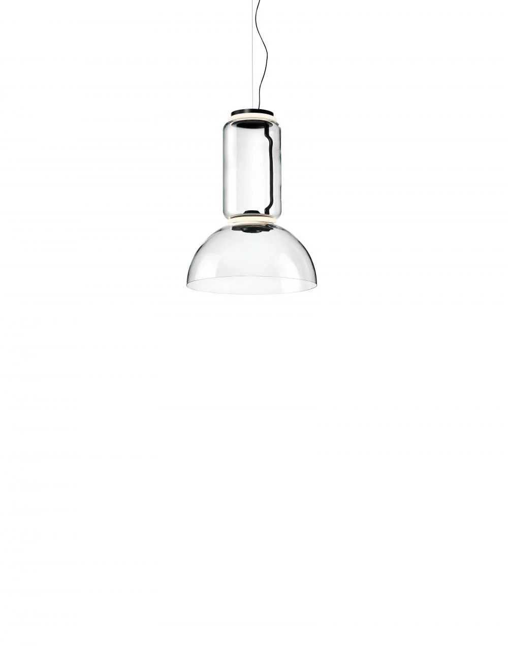 Flos Noctambule Pendant Light - Low Cylinder & Bowl