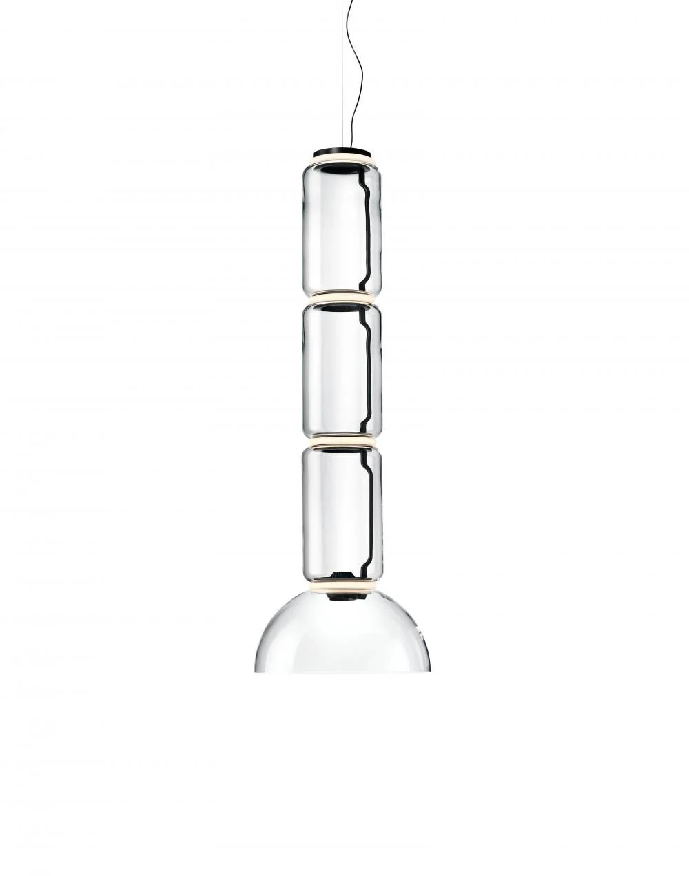 Flos Noctambule Pendant Light - Low Cylinder & Bowl - Image 8