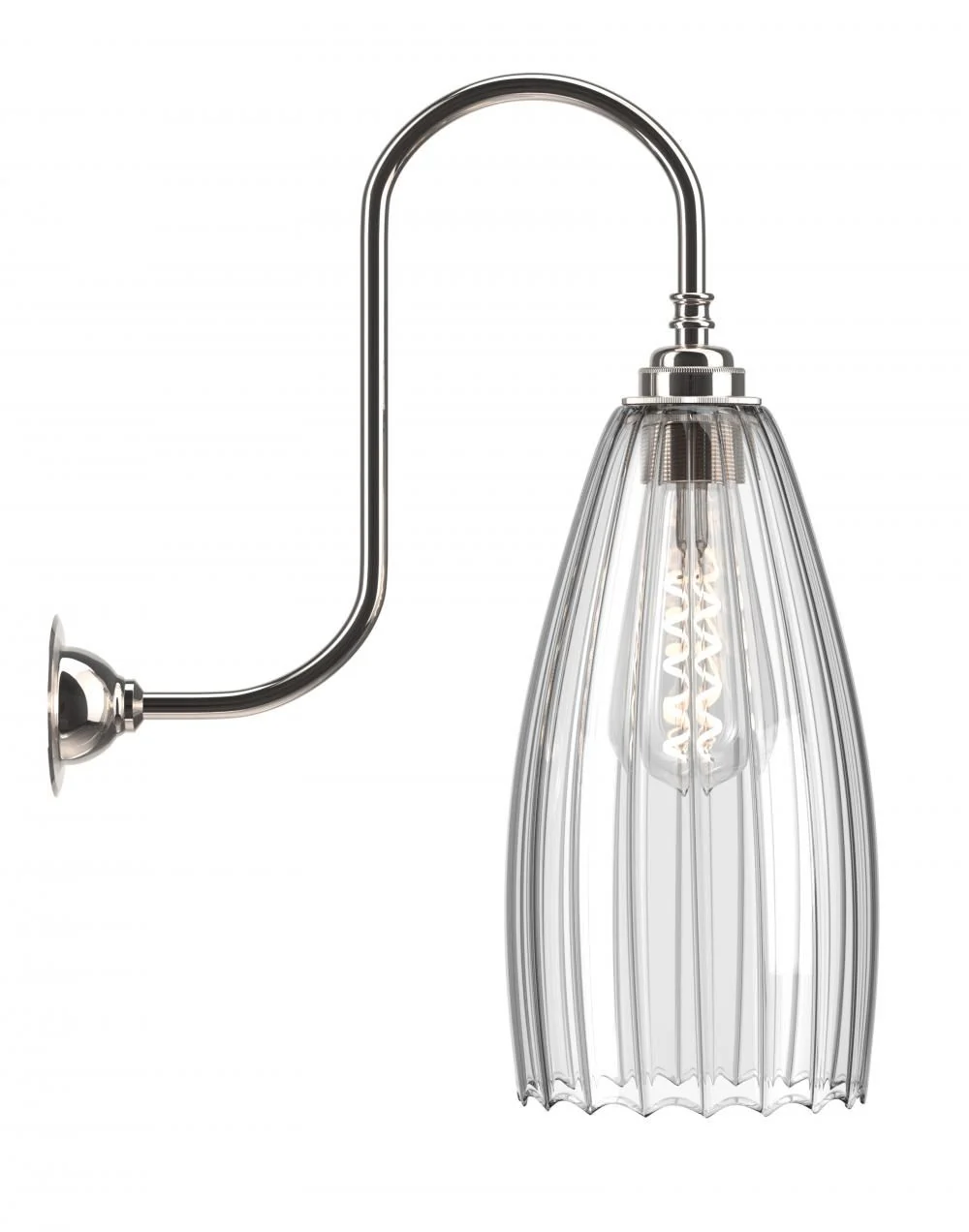 Fritz Fryer Upton Swan Neck Wall Light - Image 34