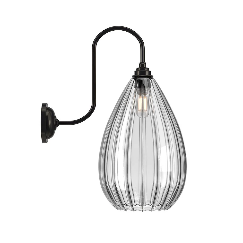 Fritz Fryer Wellington Swan Neck Bathroom Wall Light - Image 6