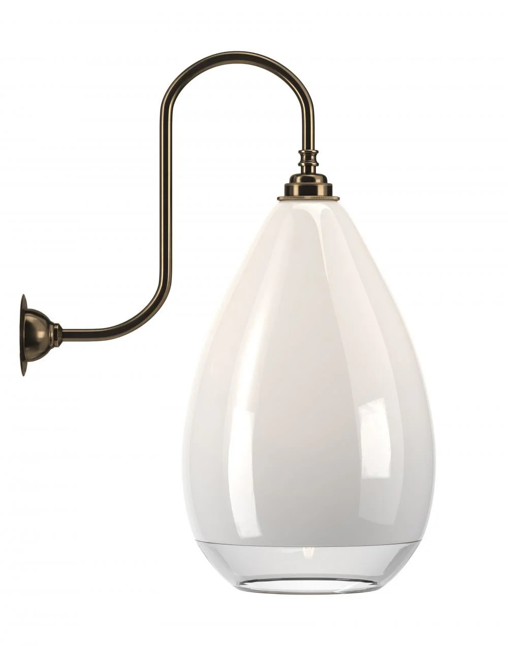 Fritz Fryer Wellington Swan Neck Wall Light - Image 4
