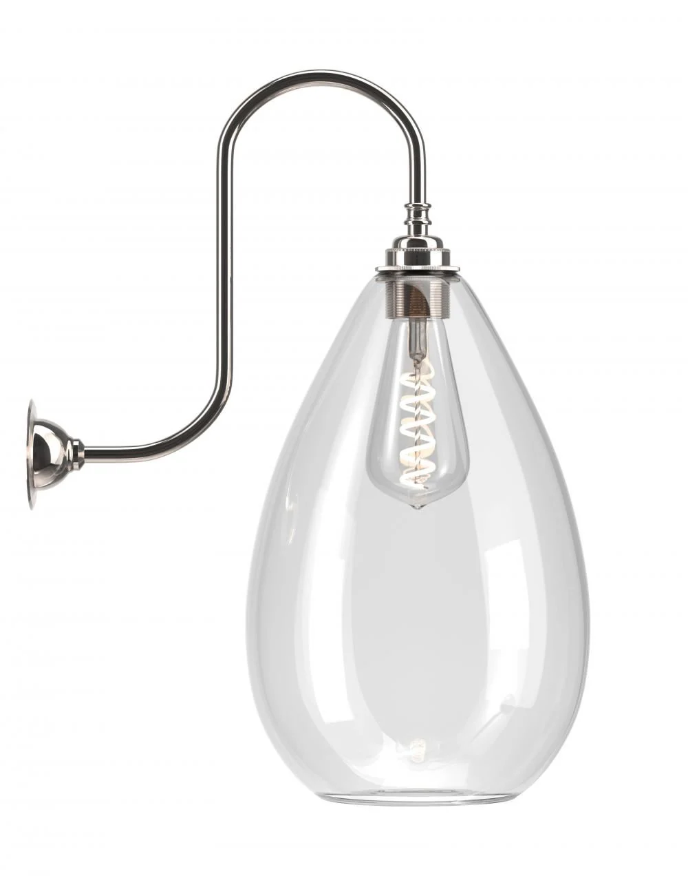 Fritz Fryer Wellington Swan Neck Wall Light - Image 8