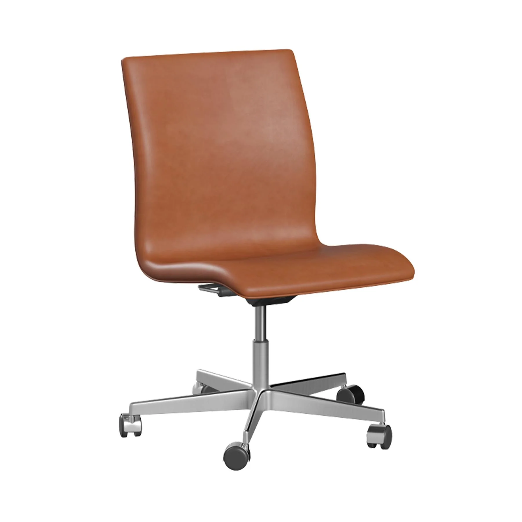 Fritz Hansen Oxford Office Chair with Low Back and Wheels - Image 14