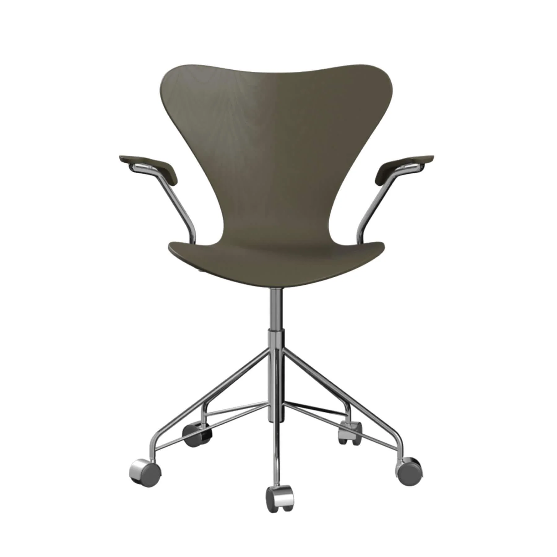Fritz Hansen Series 7 Swivel Armchair - Image 13