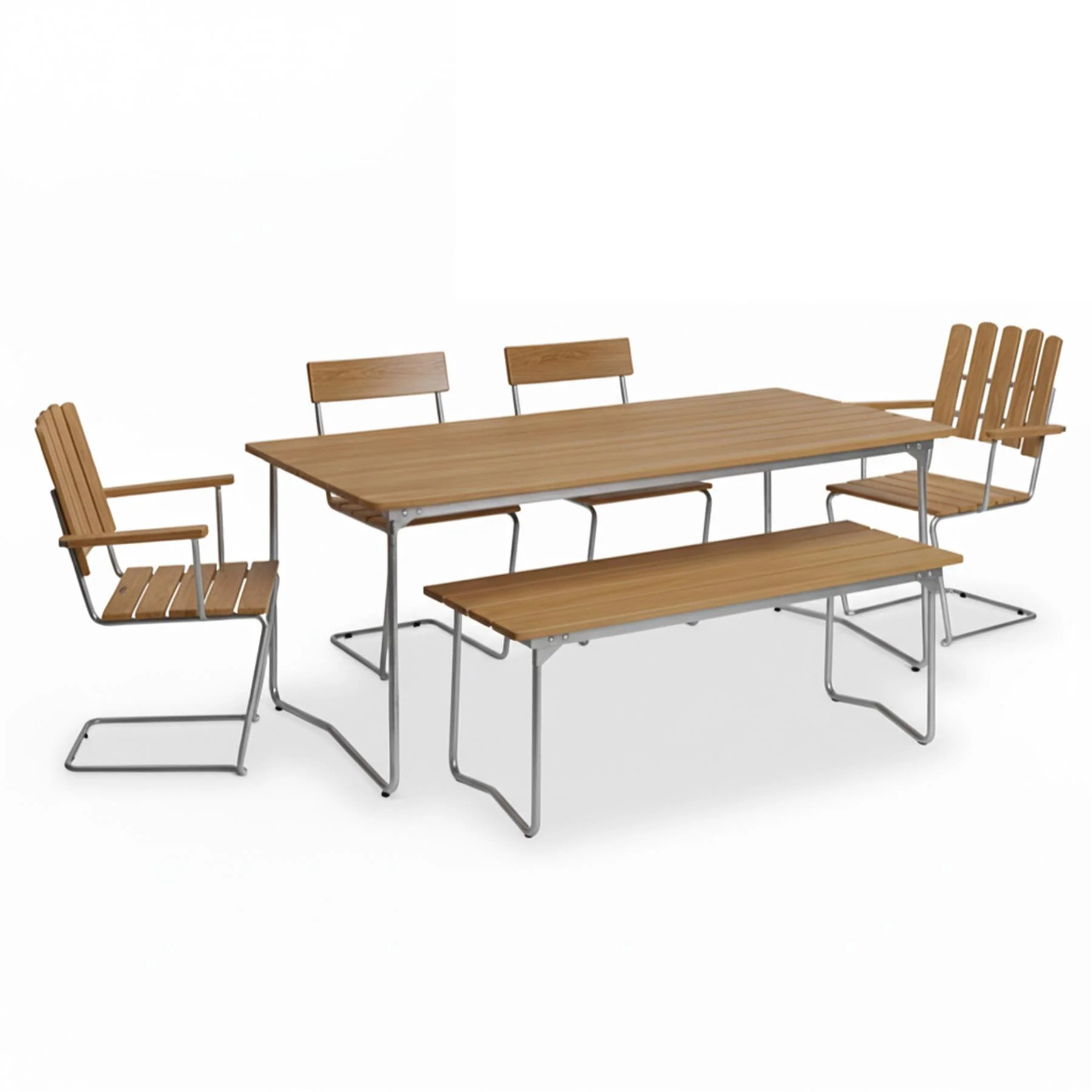 Grythyttan Stalmobler Patio Set - Curated by Holloways of Ludlow
