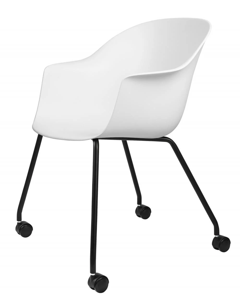 GUBI Bat Meeting Chair - 4 Legs with Castors - Image 5