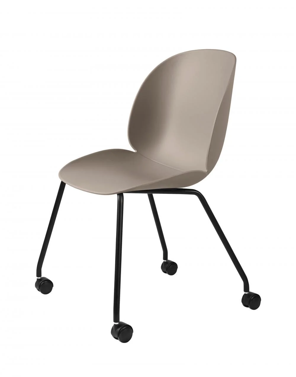GUBI Beetle Meeting Chair - 4 Legs with Castors - Image 3