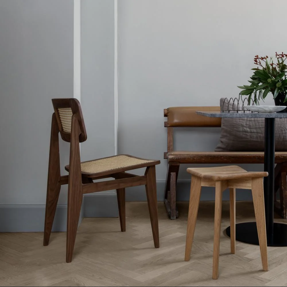 GUBI C-Chair Dining Chair - Cane Seat - Image 2