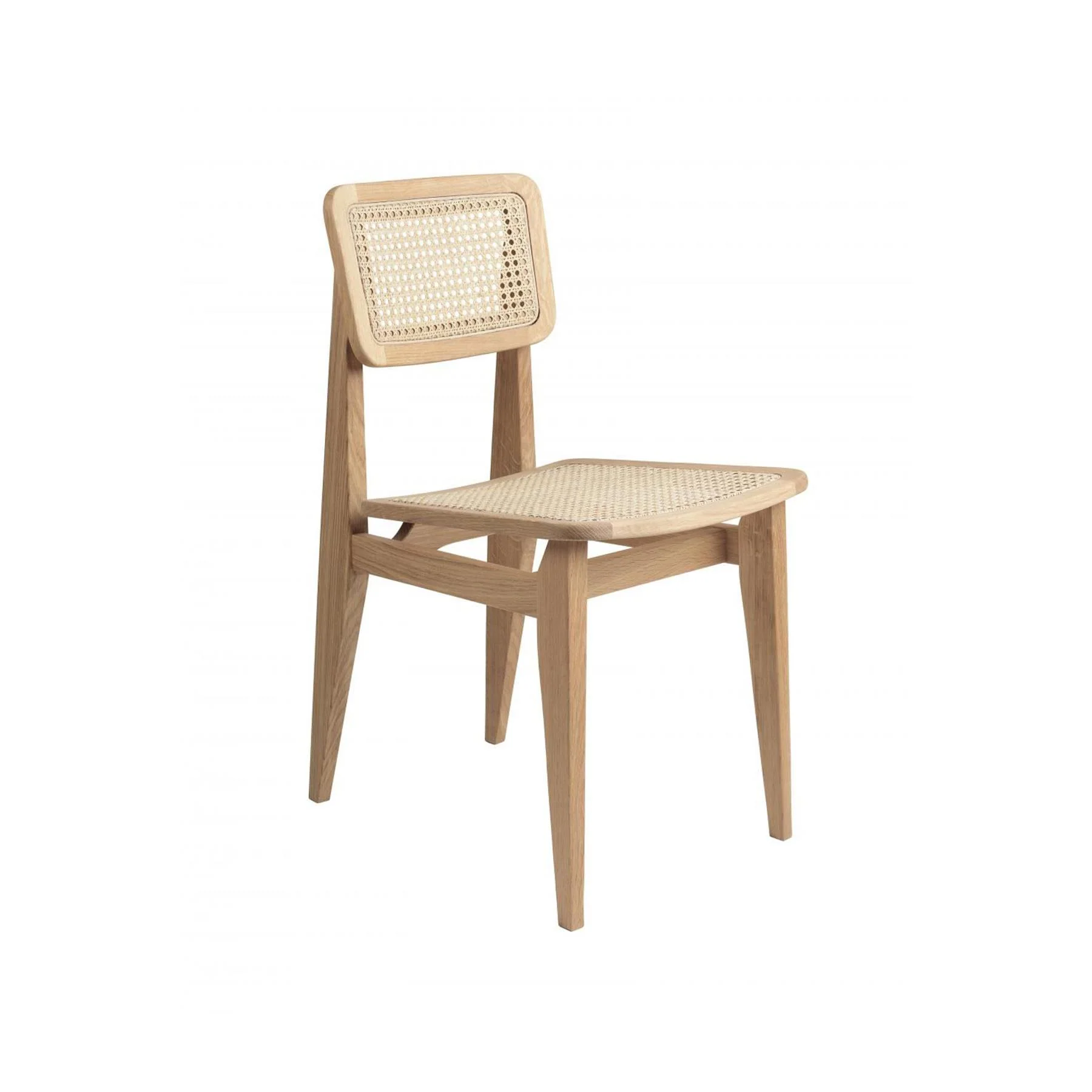 GUBI C-Chair Dining Chair - Cane Seat - Image 3
