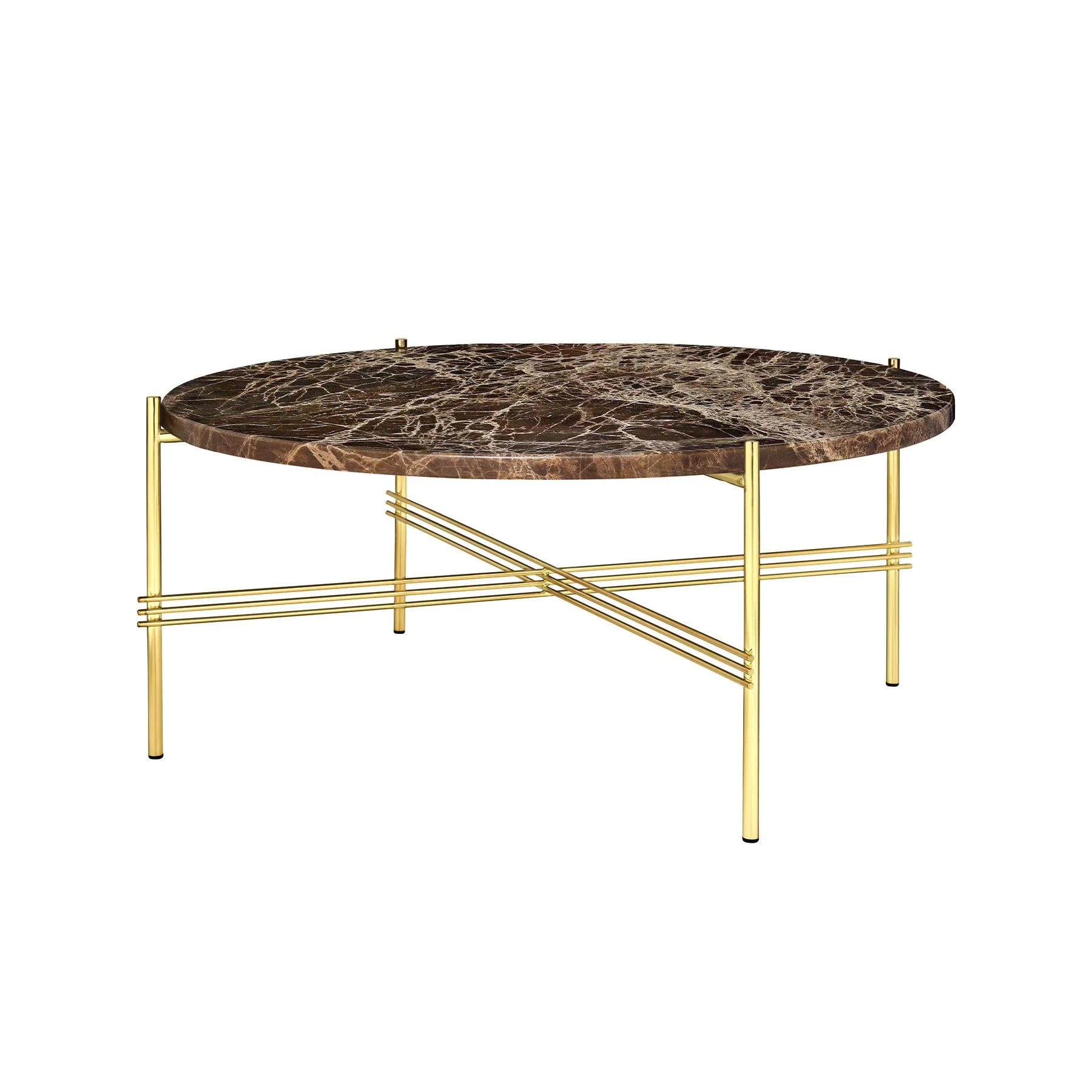 GUBI TS Coffee Table - Brass Base - Image 12